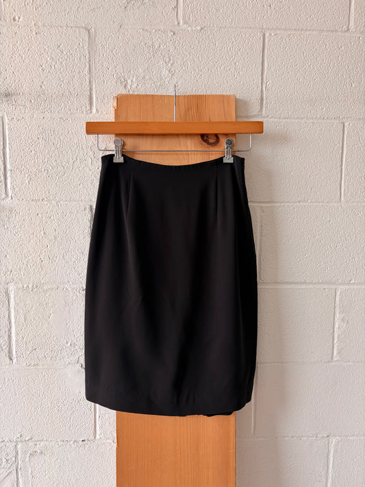 Vtg Black Skirt : 8