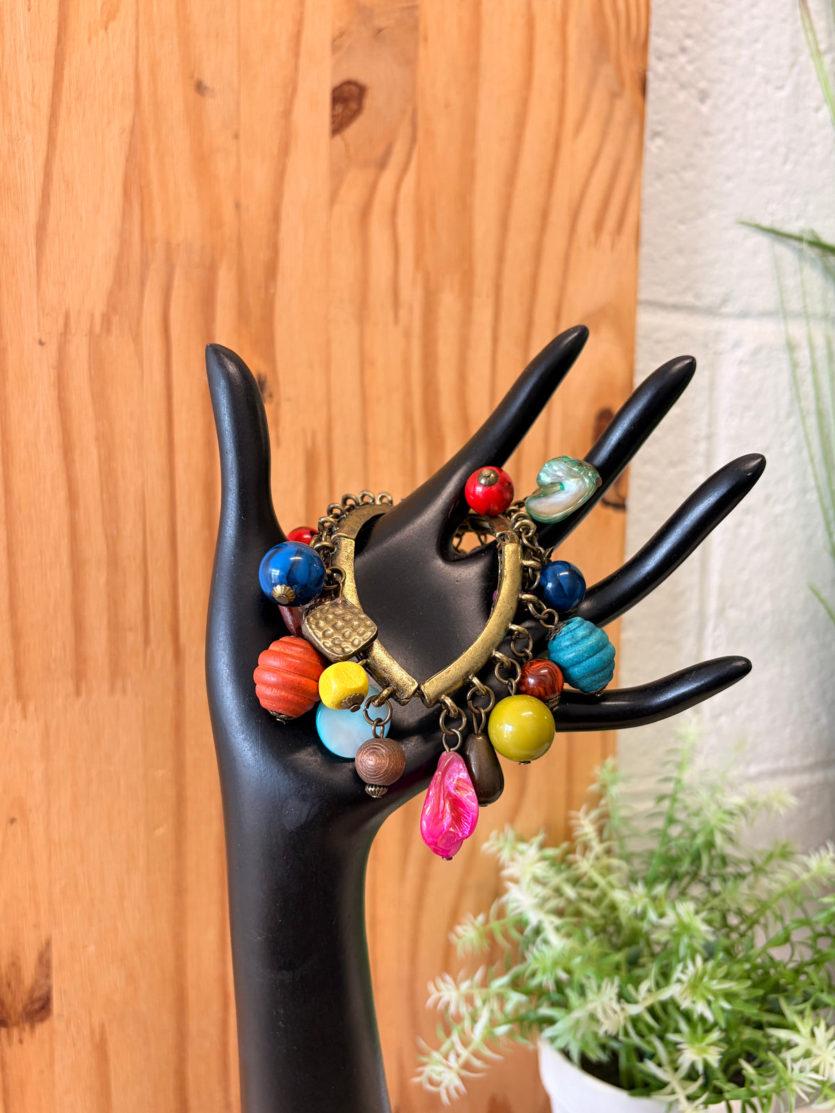 Colorful Chunky Beaded Bracelet