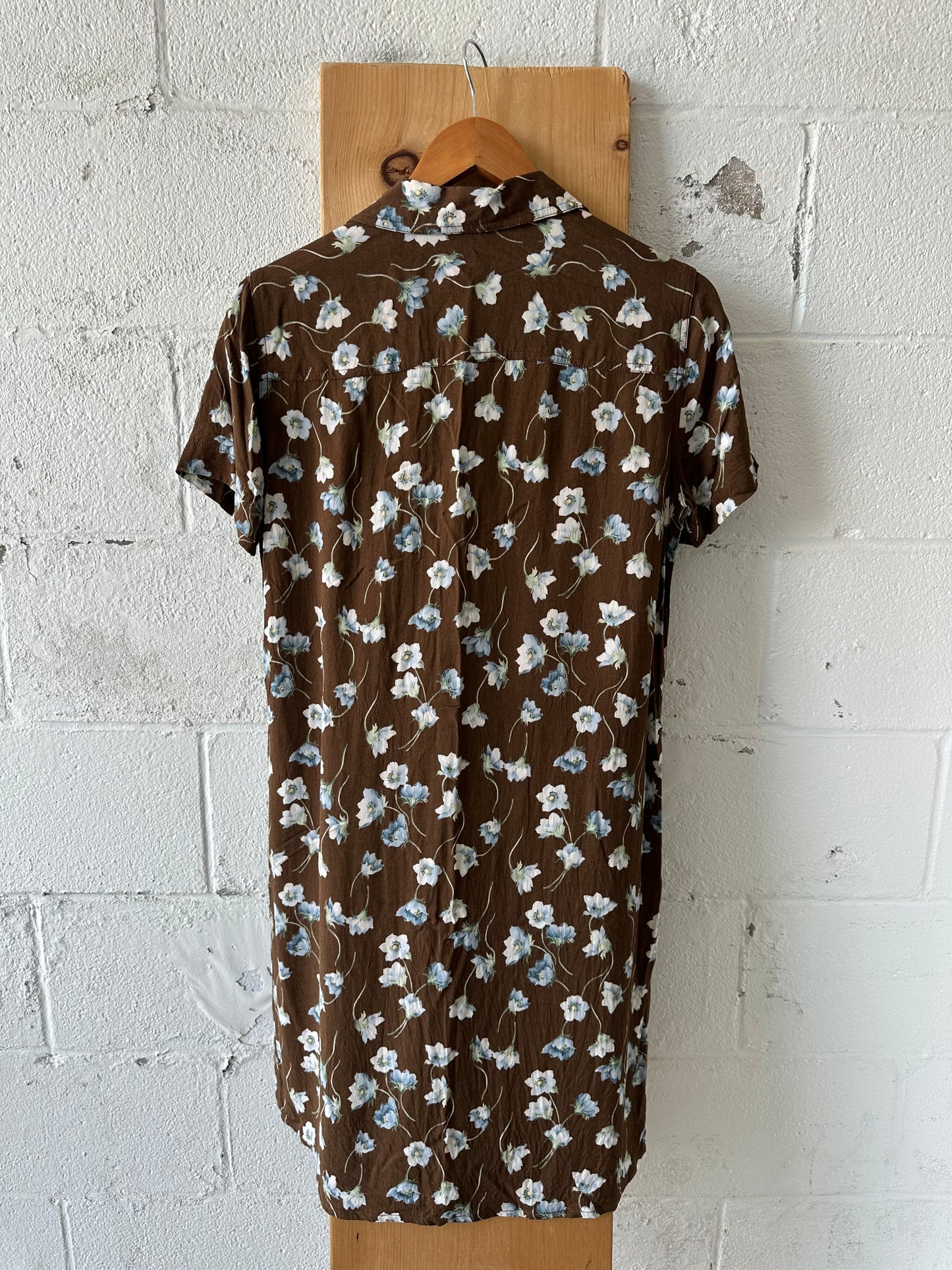 Brown Floral Dress : 10