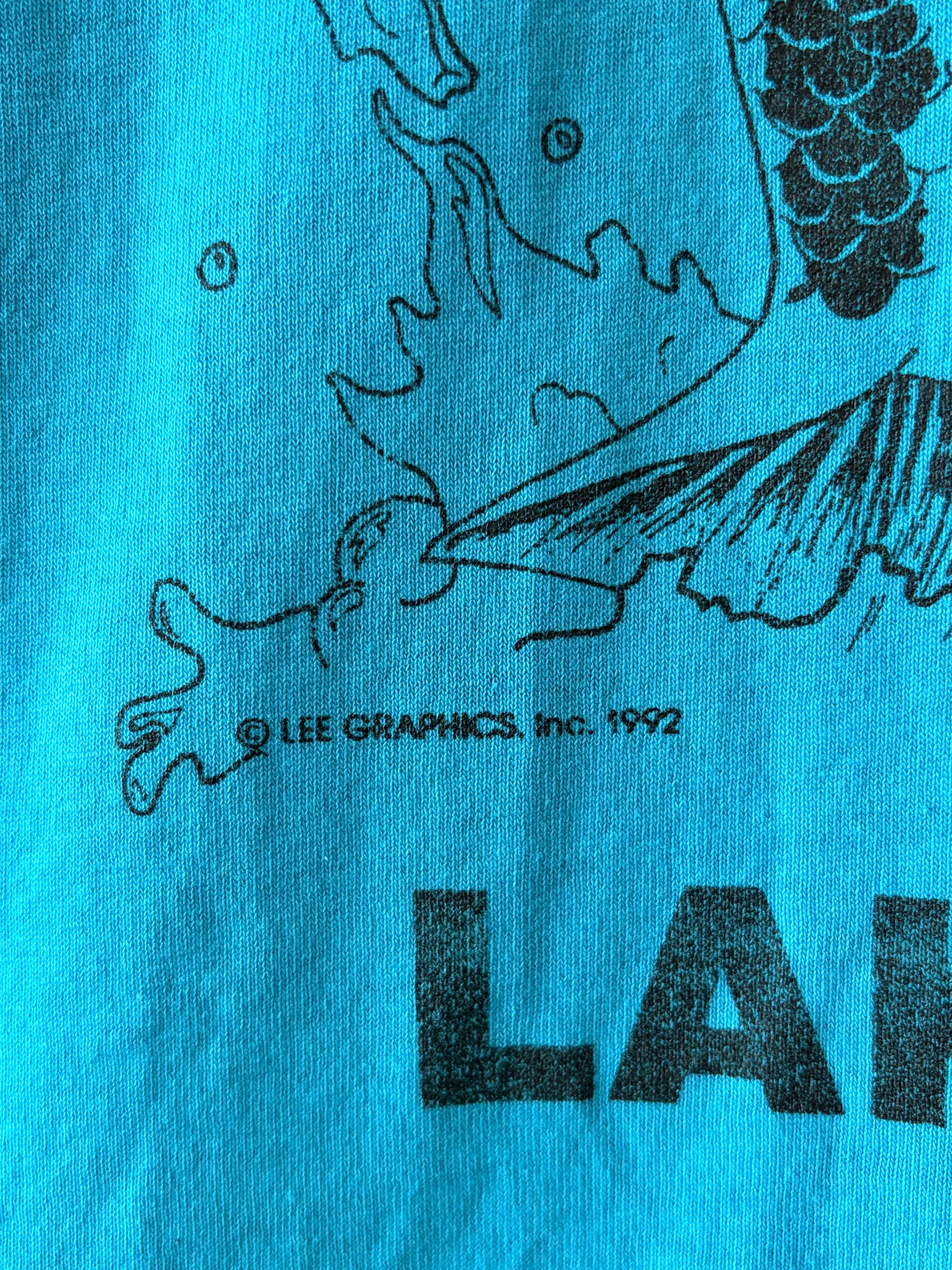 ‘92 Single Stitch Lake Fork Tee : XL