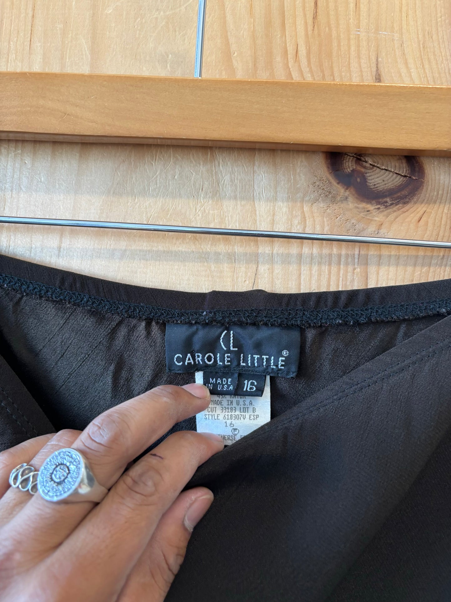 Vtg Brown Skirt : 16