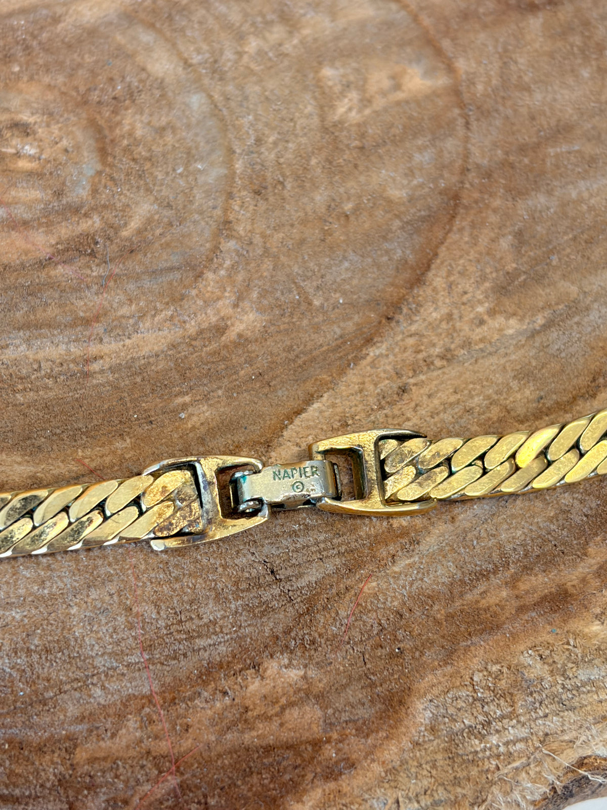 Napier Gold Tone Greek Coin Pendant Necklace