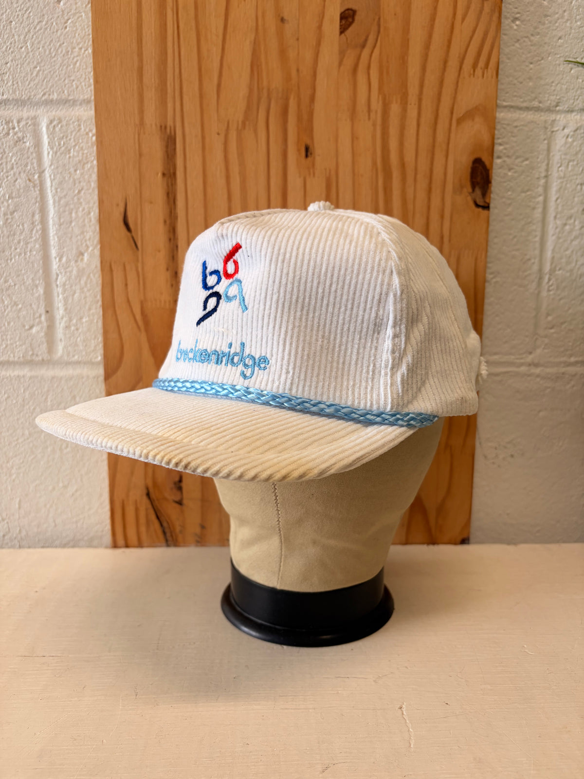 Vtg Breckenridge Corduroy Rope Hat (As Is)