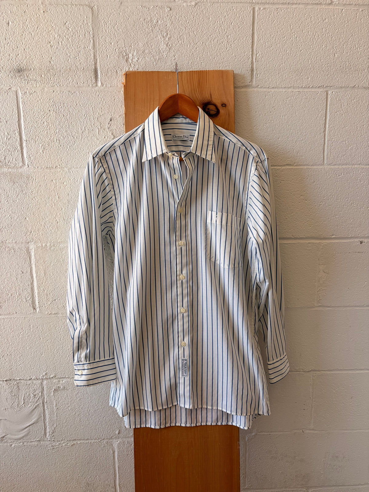 Christian Dior Striped Button Down : M/L
