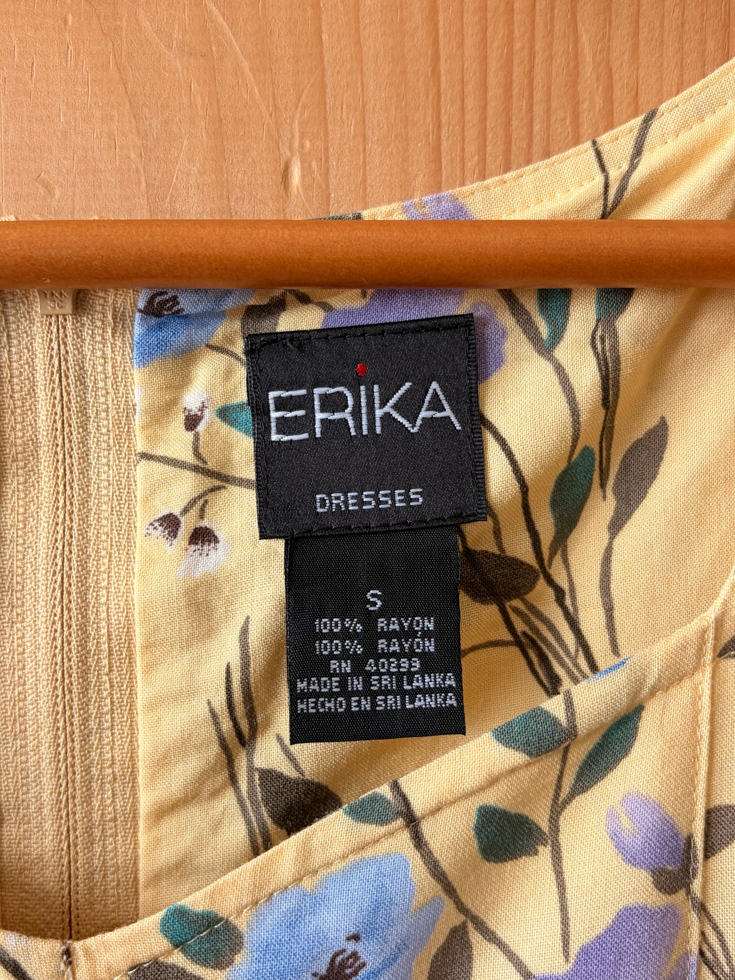 Floral Yellow Dress : S