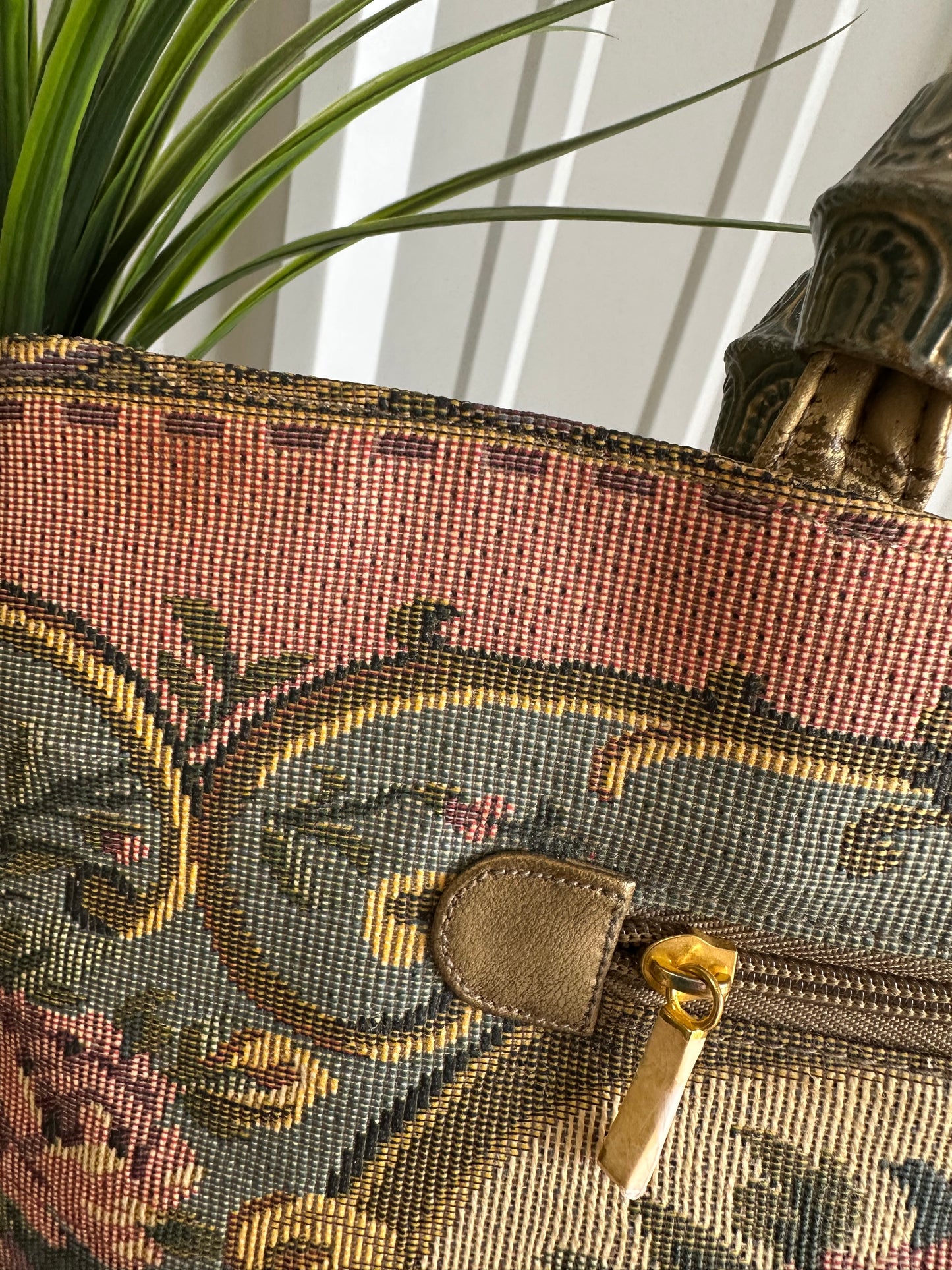 Floral Tapestry Bag