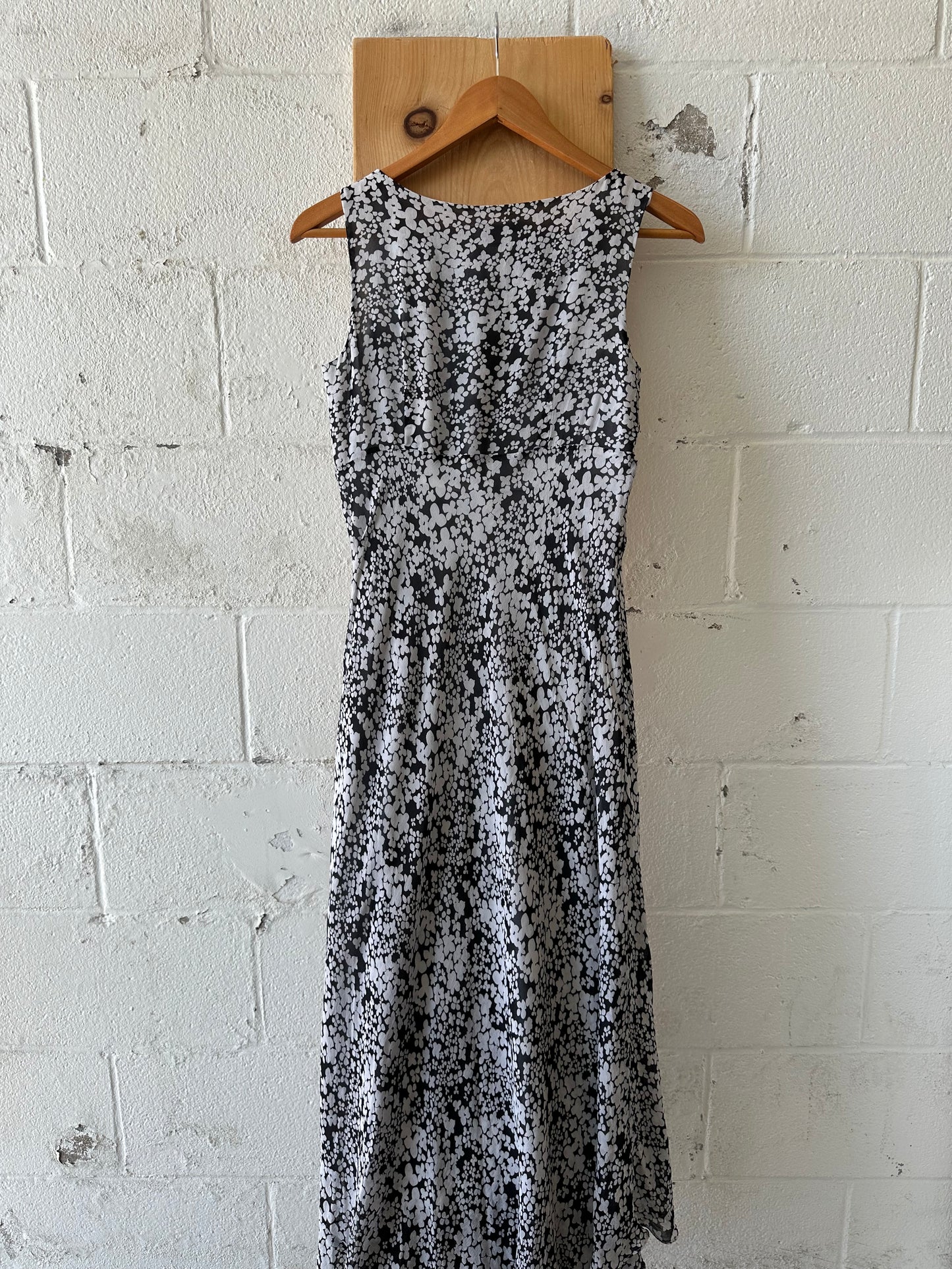 Vtg Silk Floral Dress : 4