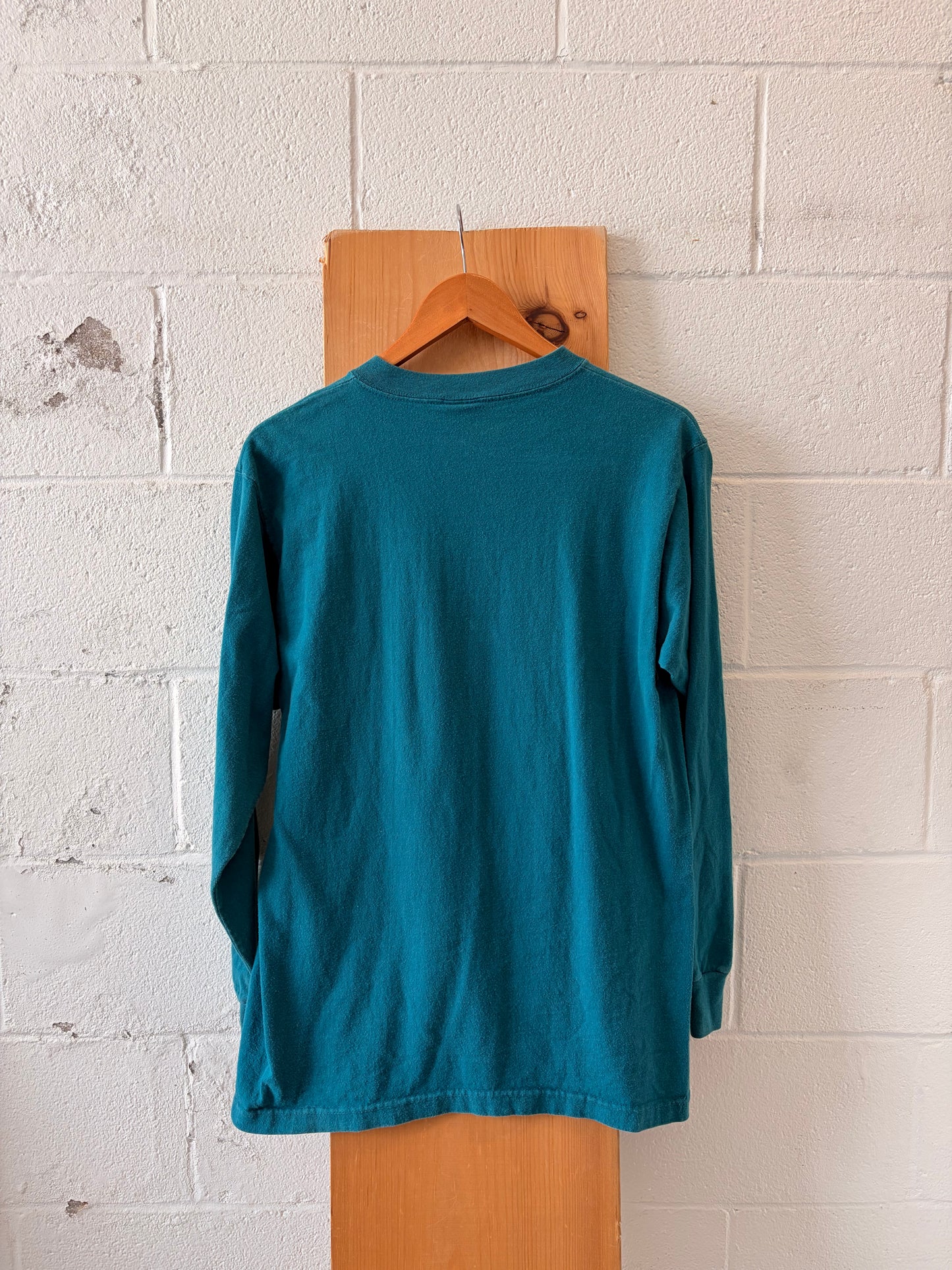 Vtg No Fear Turquoise Long Sleeve : M