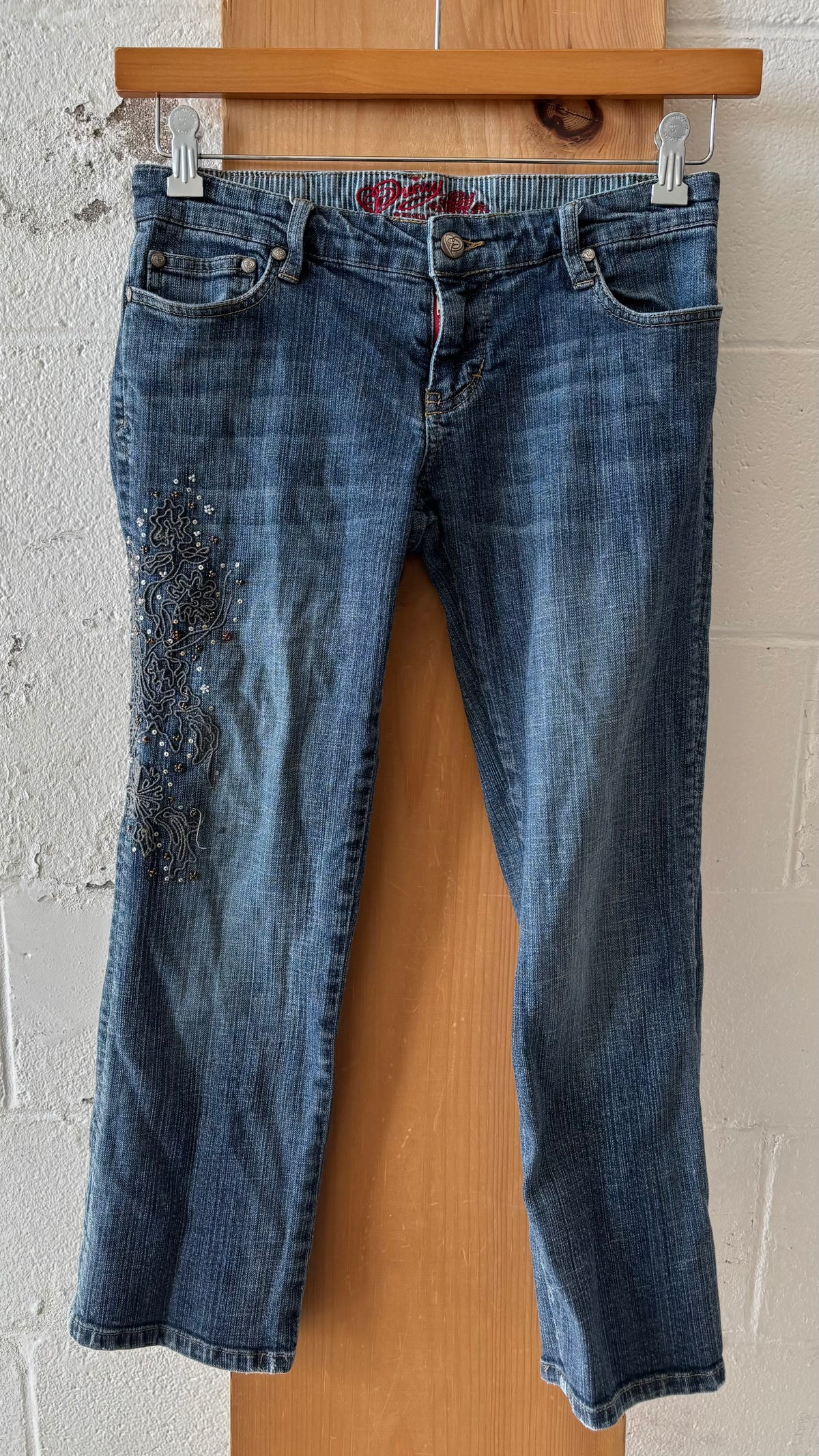 Y2K Sparkle Detailed Capris : 5