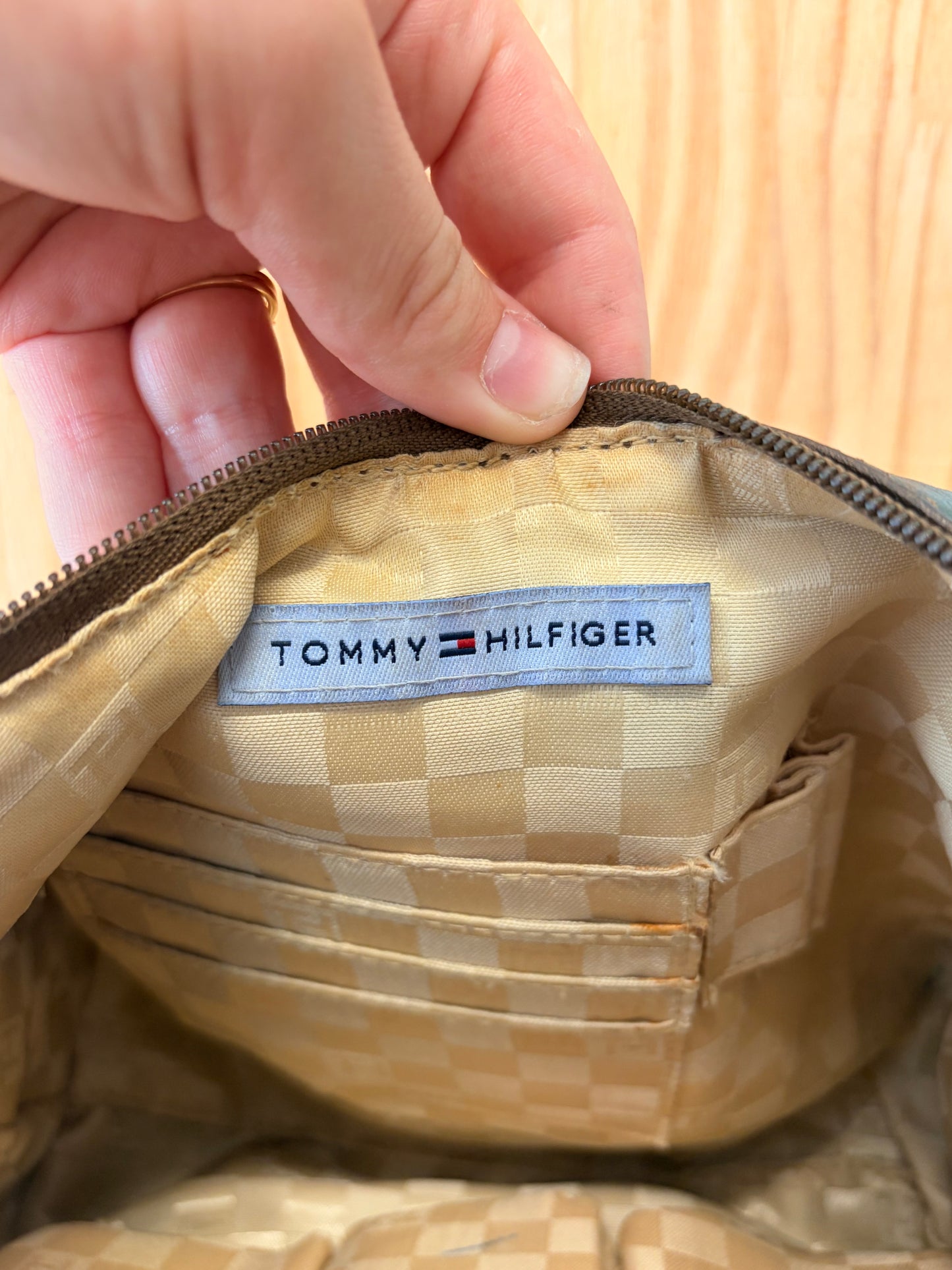 Metallic Brown Tommy Hilfiger Purse