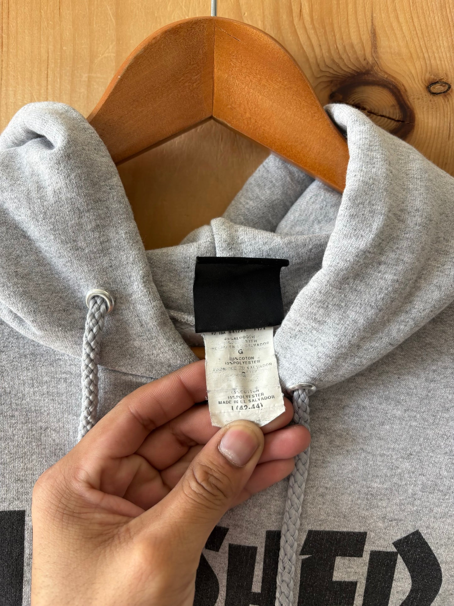 Gray Thrasher Hoodie : L