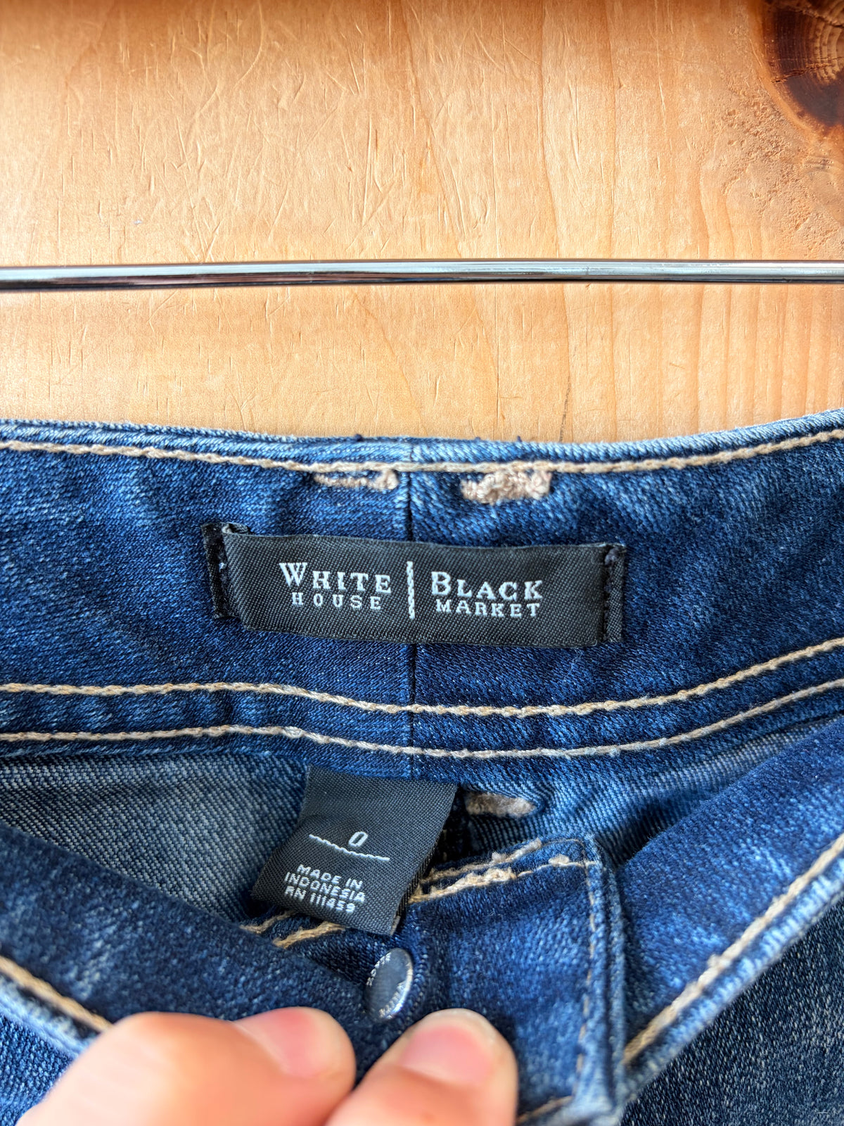 Dark Wash Denim Skirt : 0