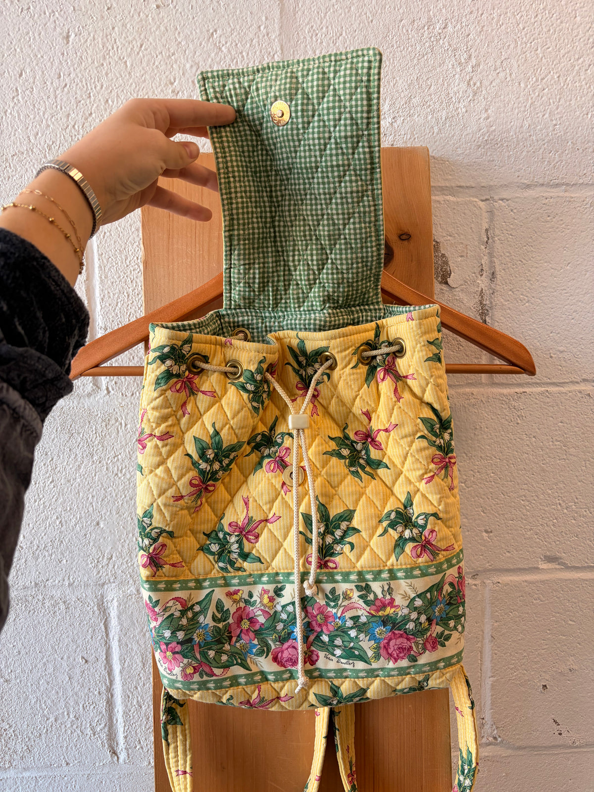Vtg Vera Bradley Mimi Hope Backpack