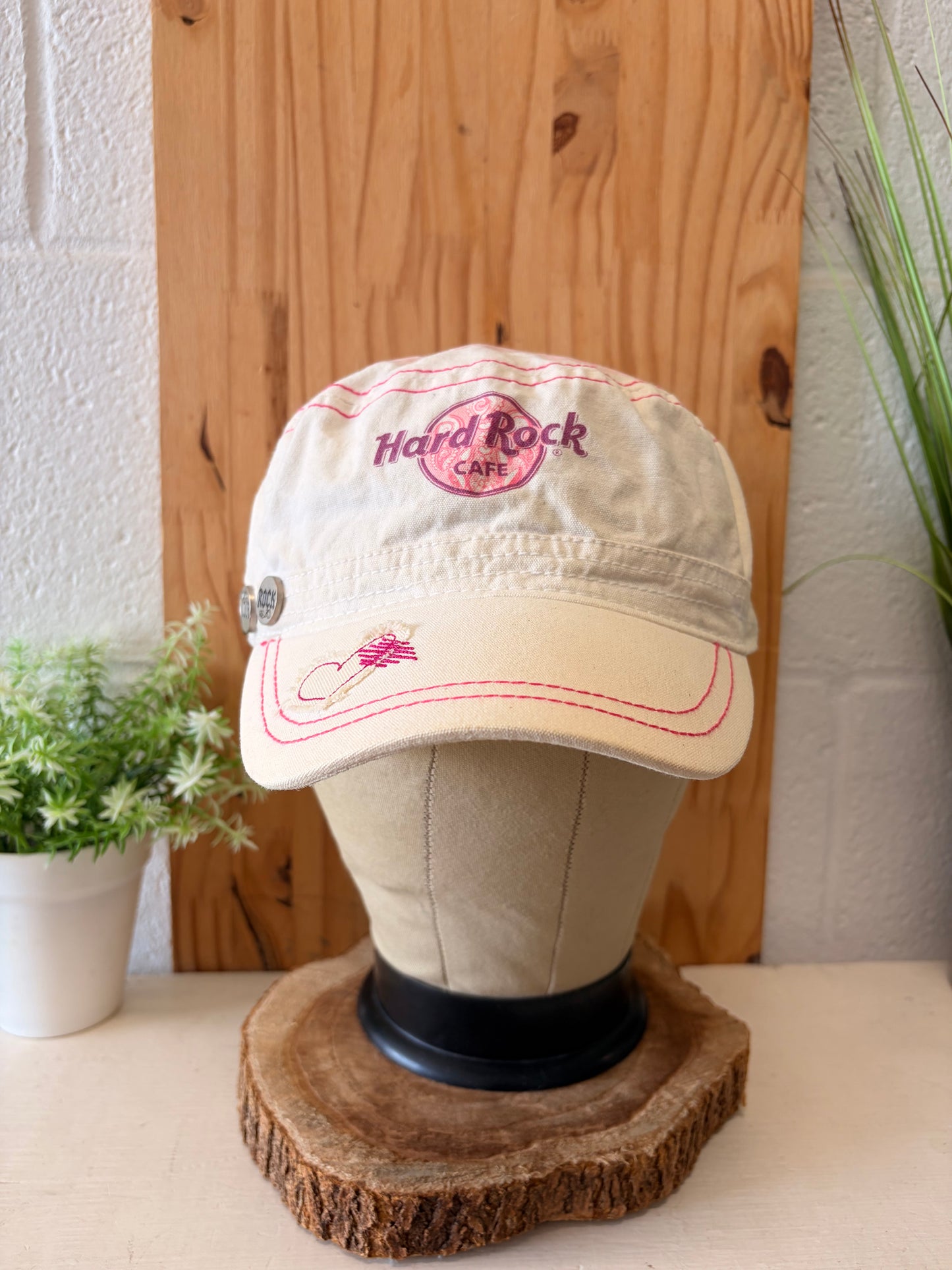 Pink Y2K Hard Rock Cafe Cap
