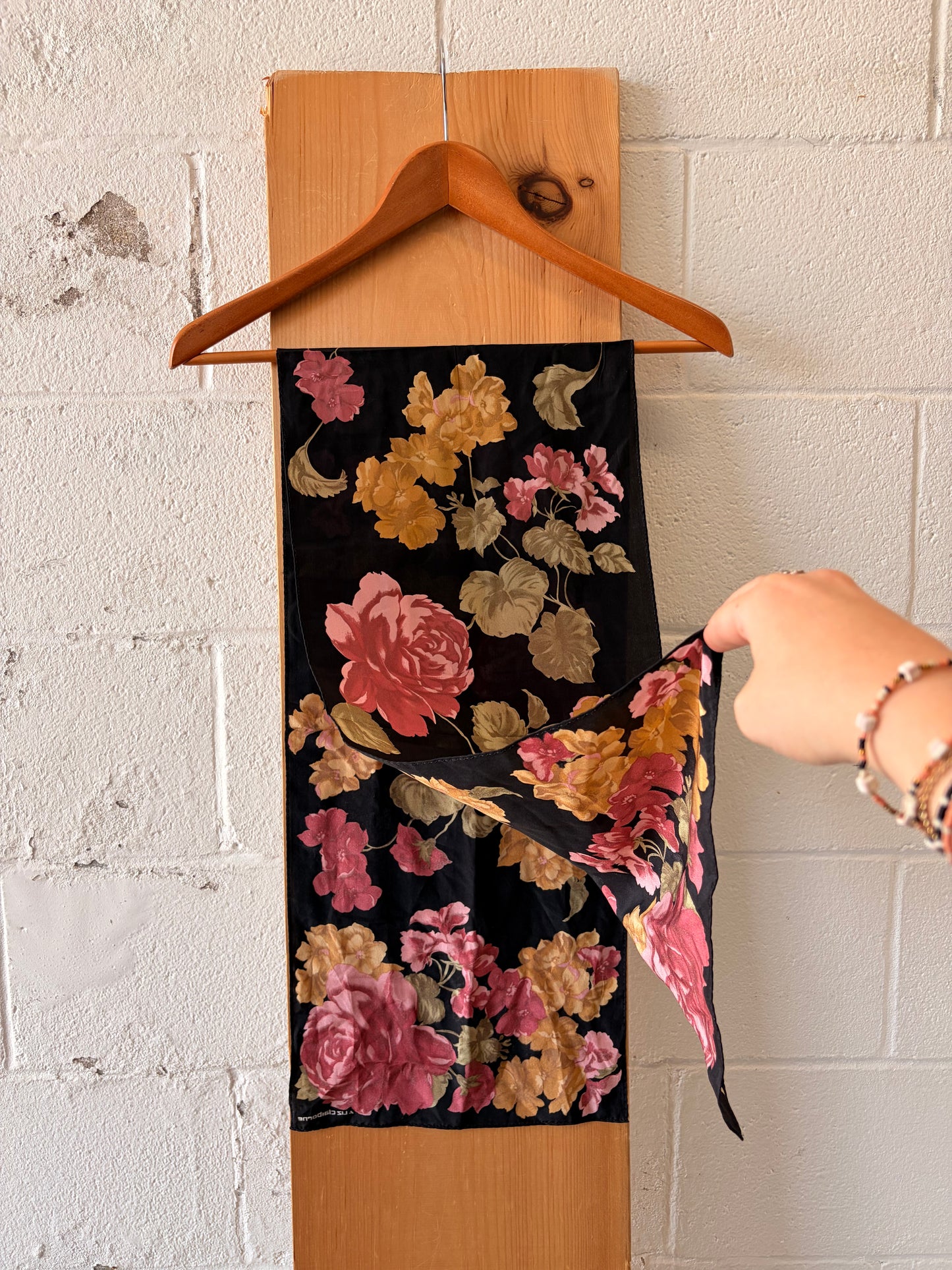 Floral Patterned Scarf