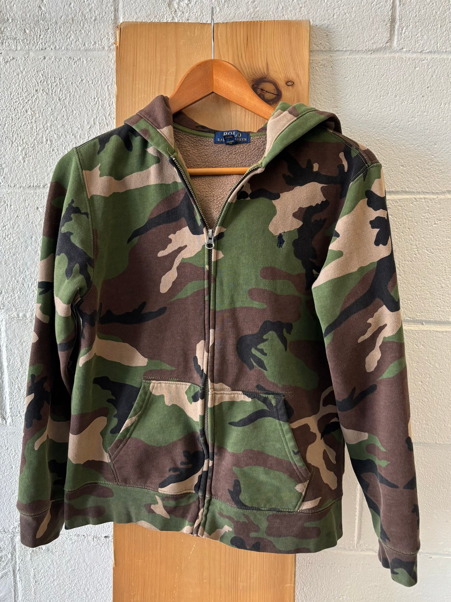 Ralph Lauren Camo Hoodie : Youth XL