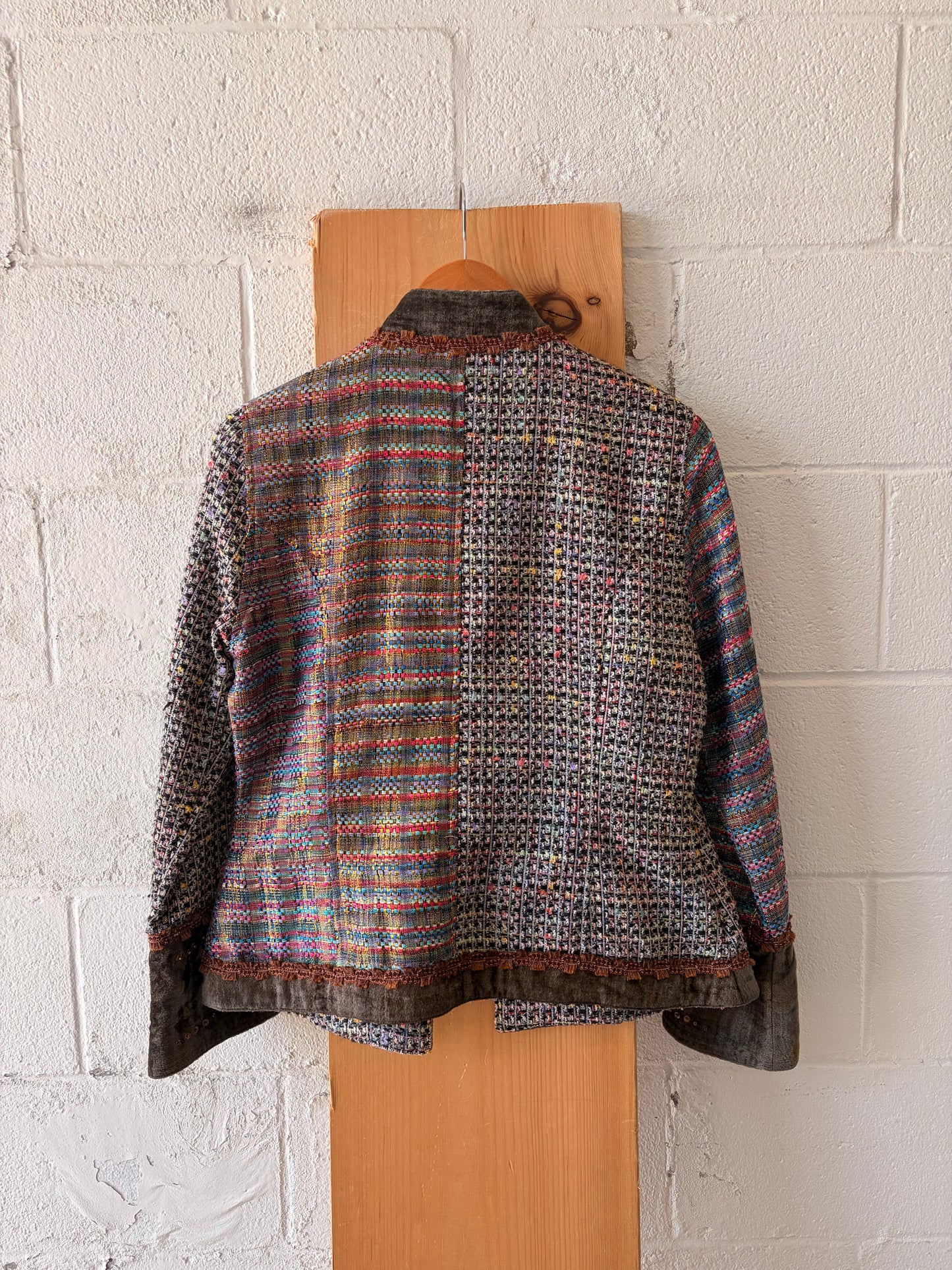 Funky Multi Patterned Jacket : M