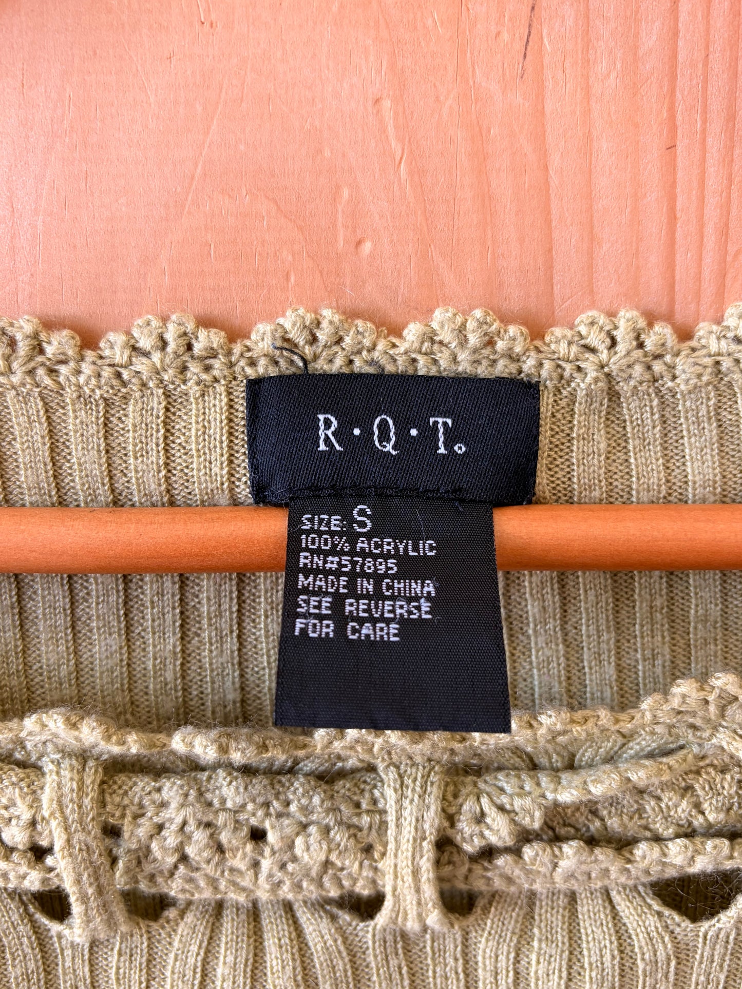 Knit Green Top : S