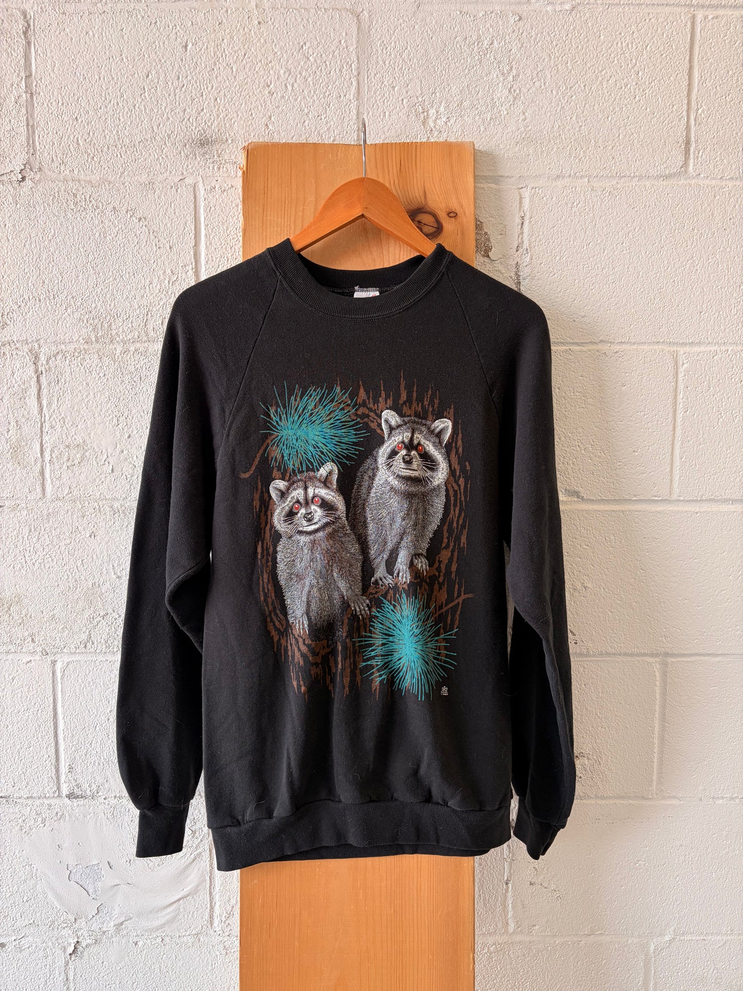 Vtg 80’s Raccoon Crew : L