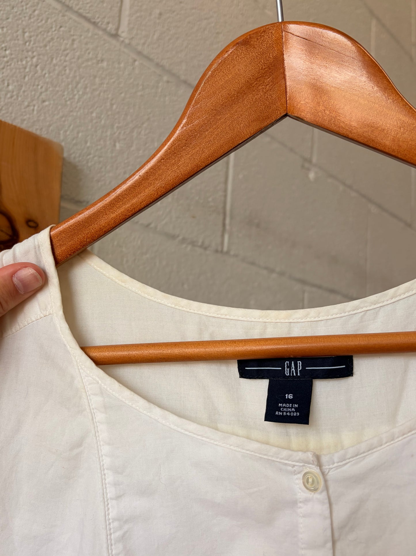 ‘07 White Gap Mini Dress / Tunic :16