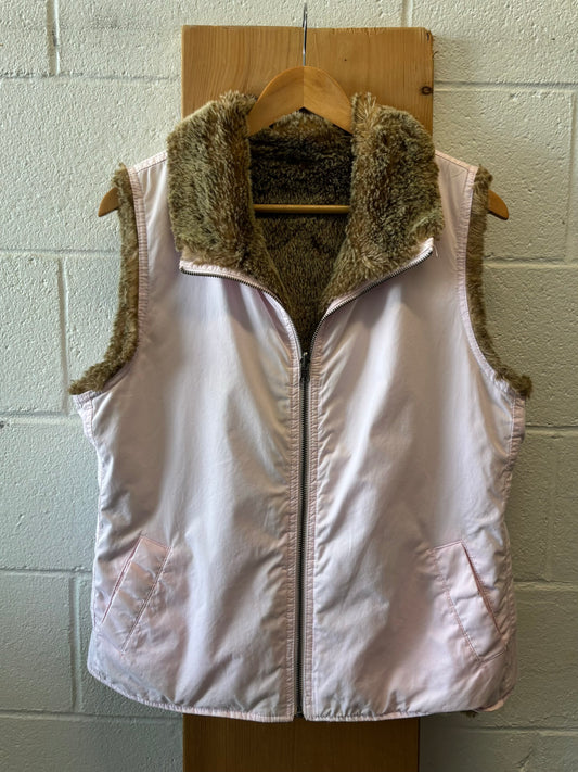 Pink Reversible Vest : L