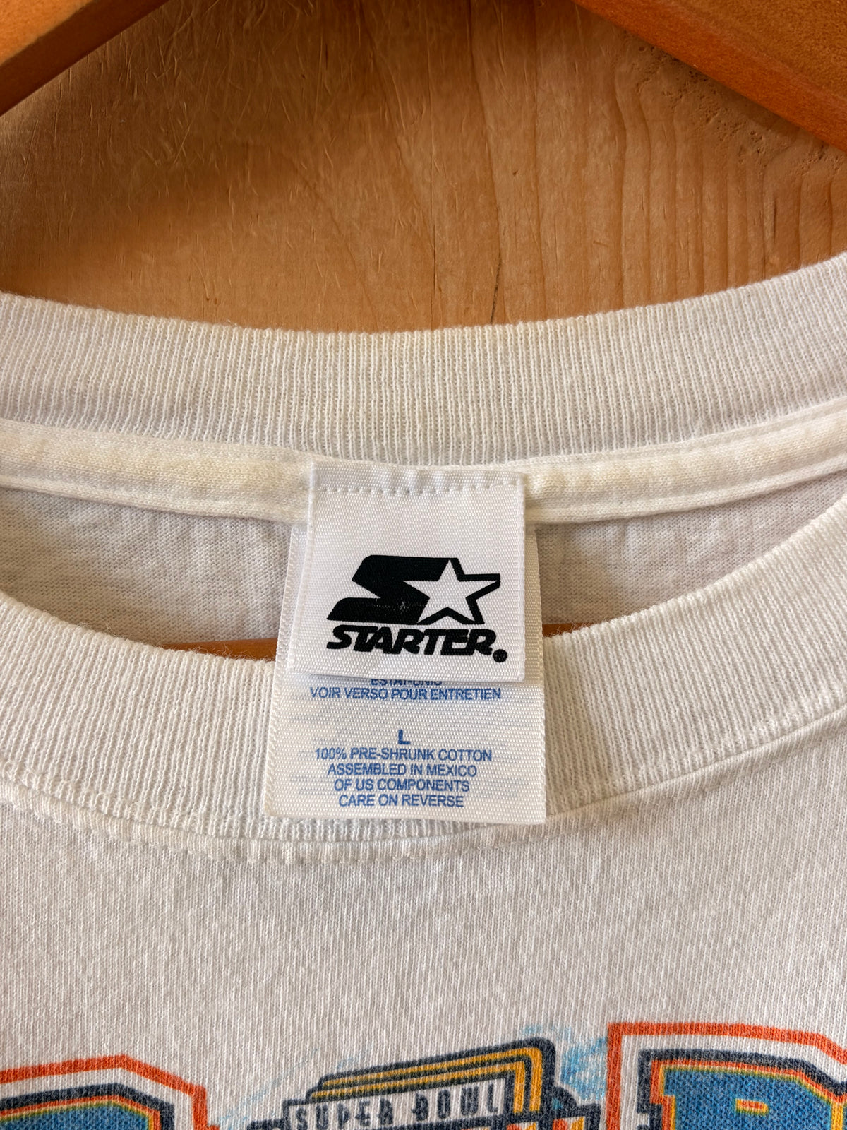99’ Starter Broncos Super Bowl Tee : L
