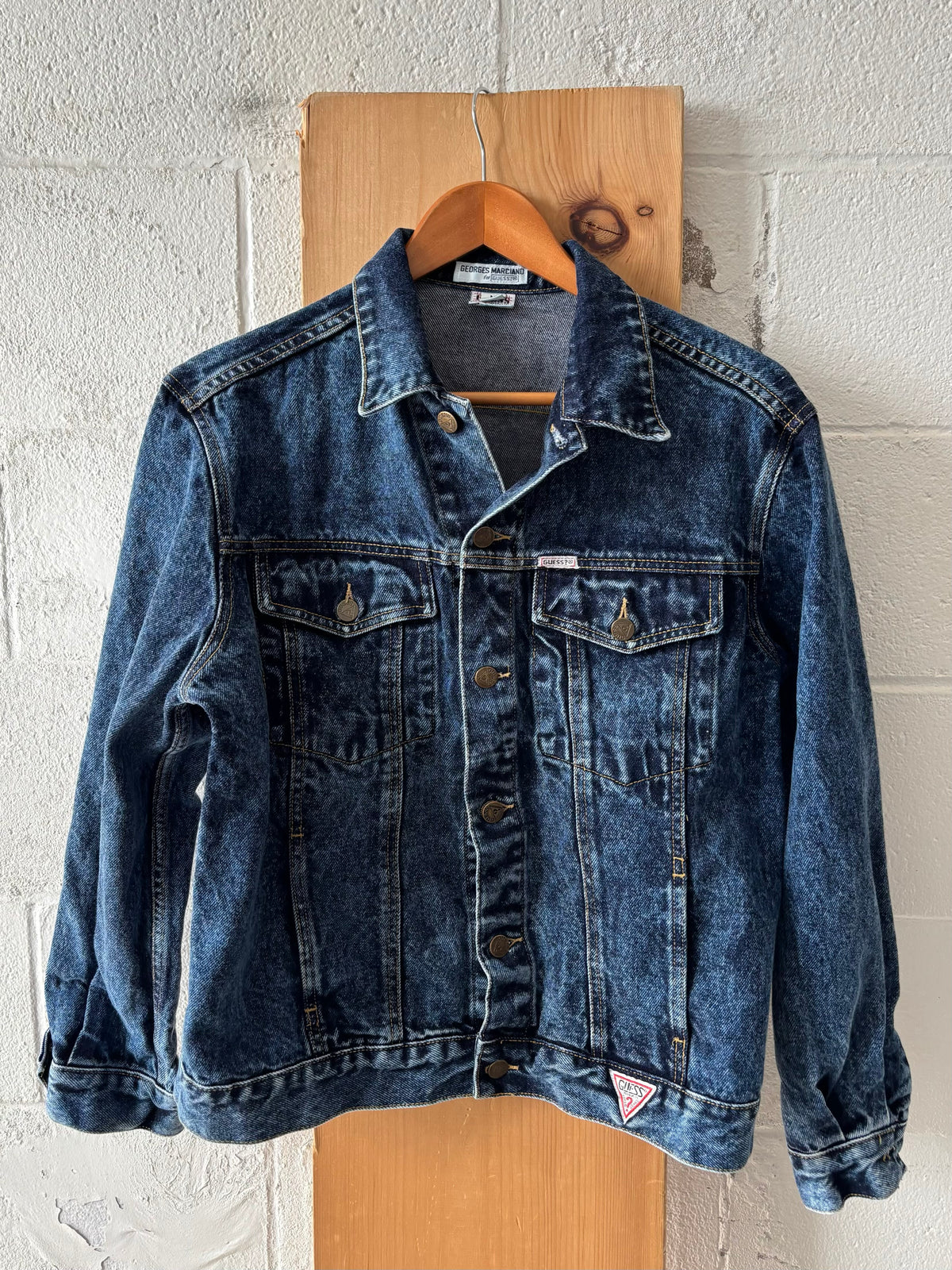 Vtg 80’s Guess Denim Trucker Jacket : M