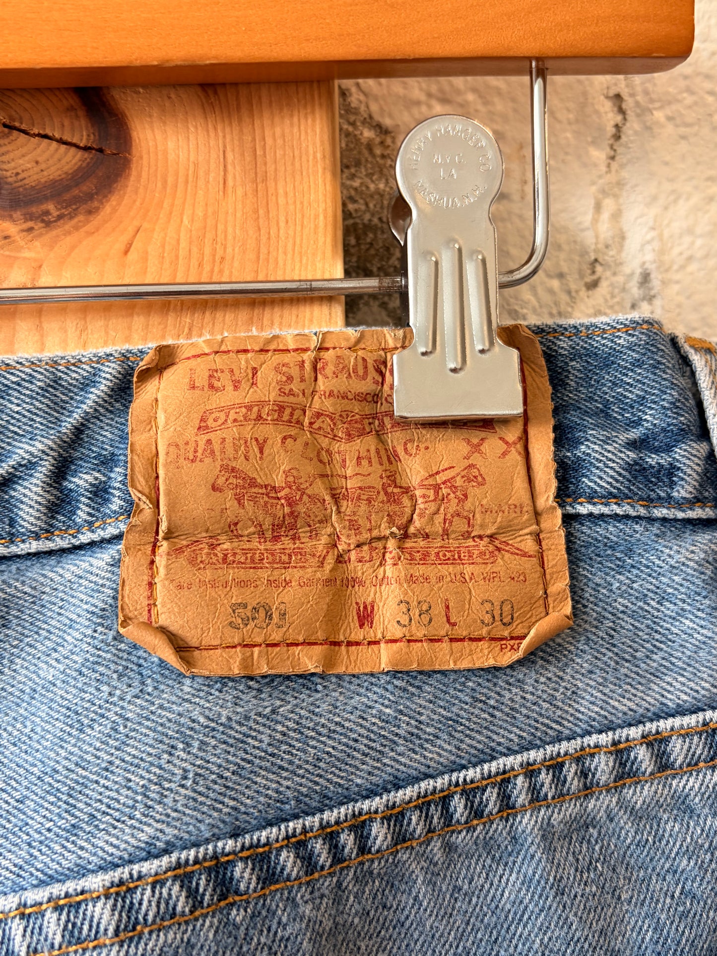 ‘93 Levi 501’s : 38x30