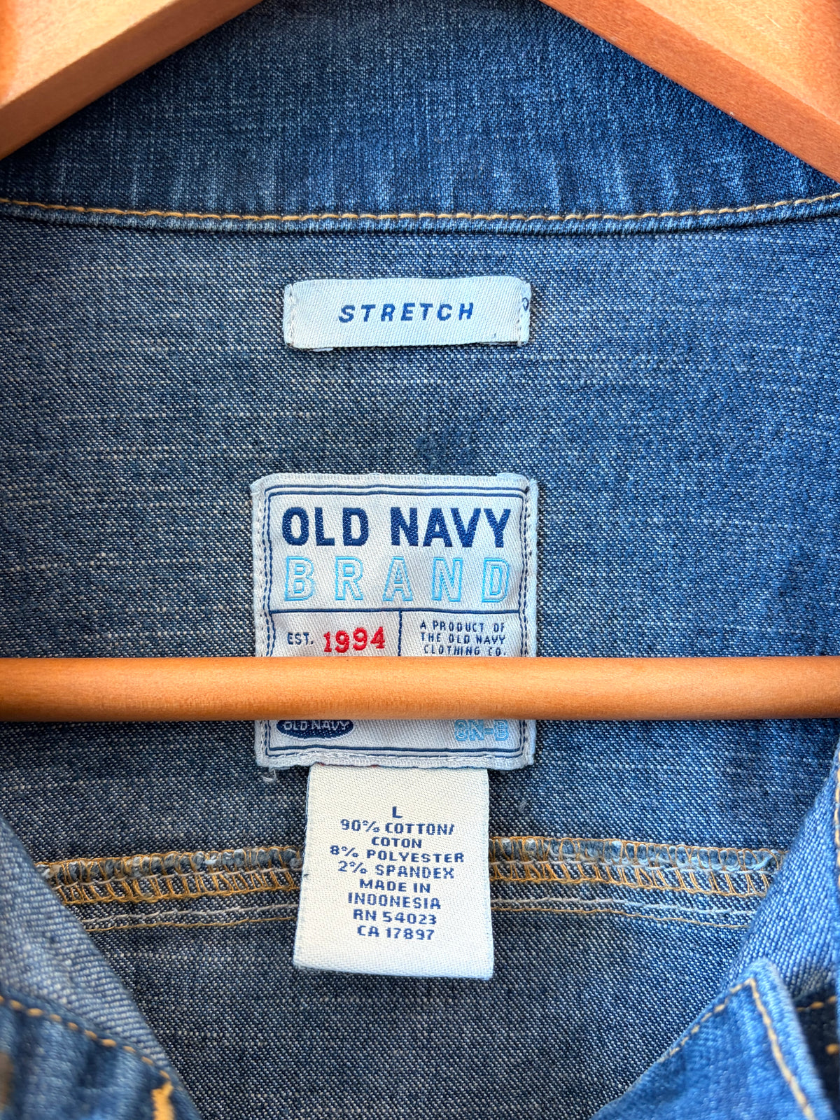 Y2K Old Navy Denim Jacket : L