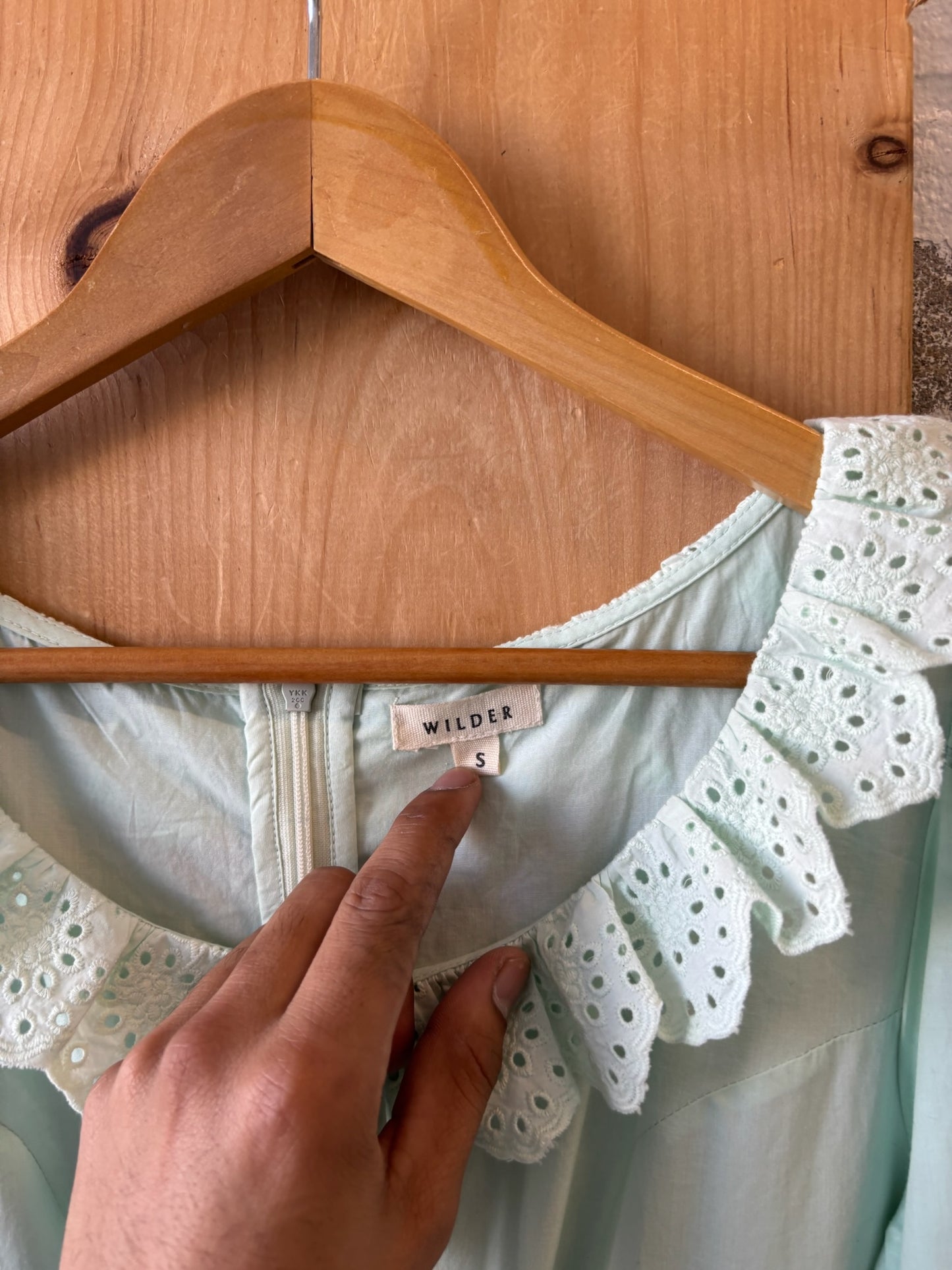 Mint Green Cotton Sundress : S