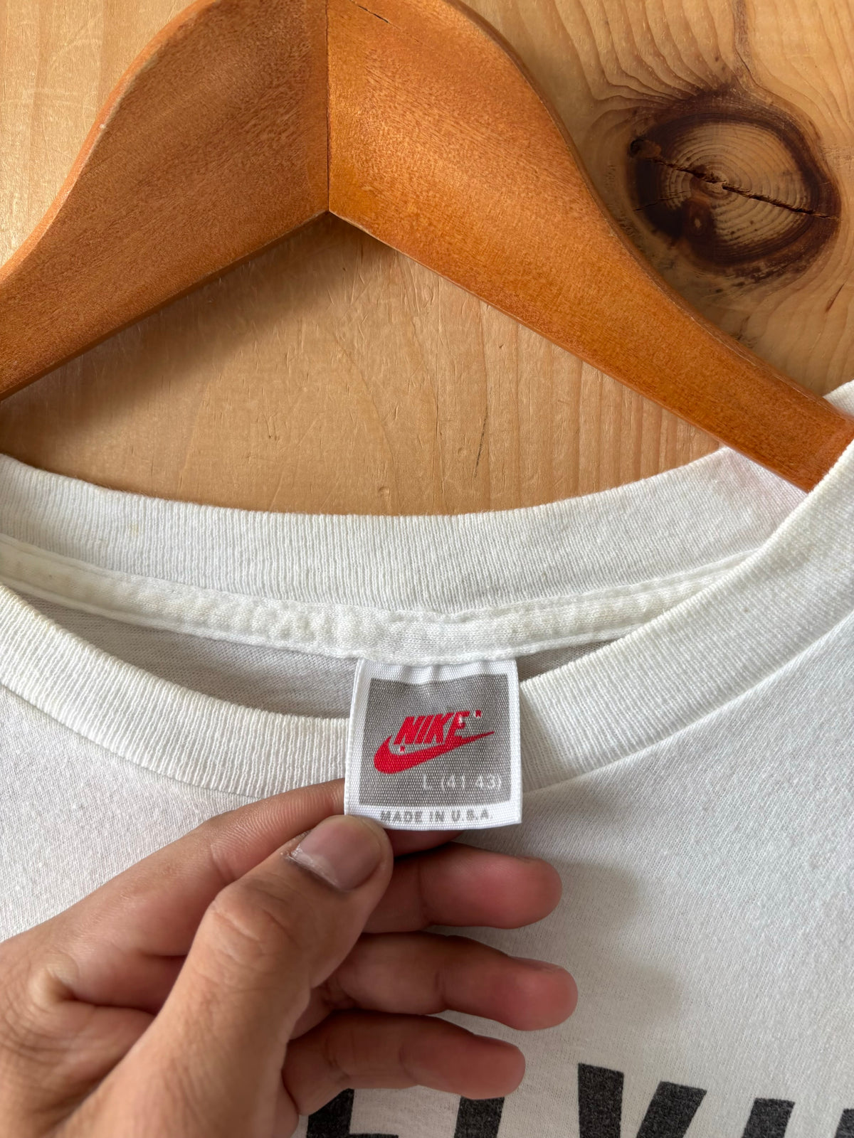 Vtg Single Stitch Nike Air Jordan Spike Lee Tee (As Is) : L