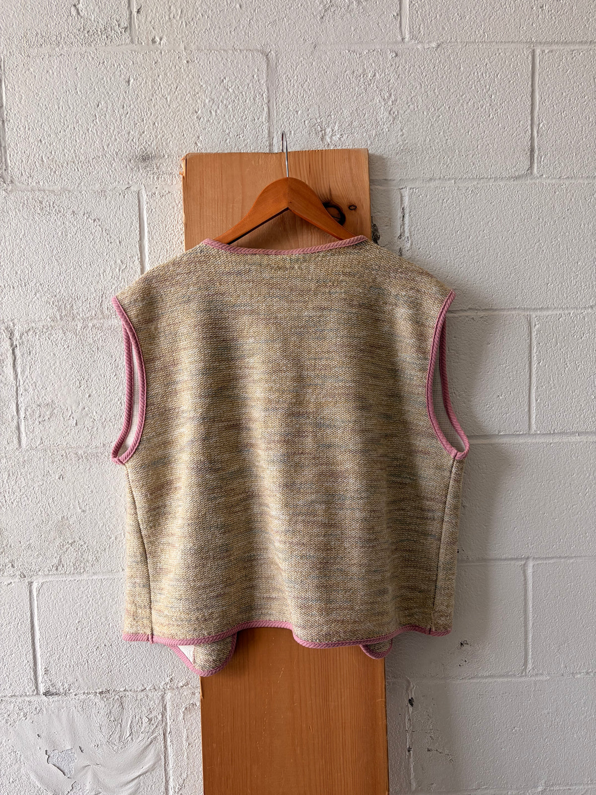 Vtg Teddy Bear Tea Party Vest : XL