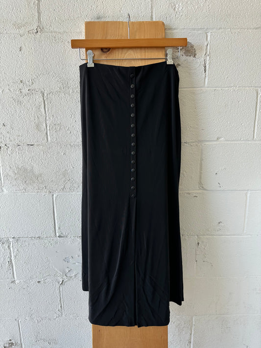 Black Maxi Skirt : L