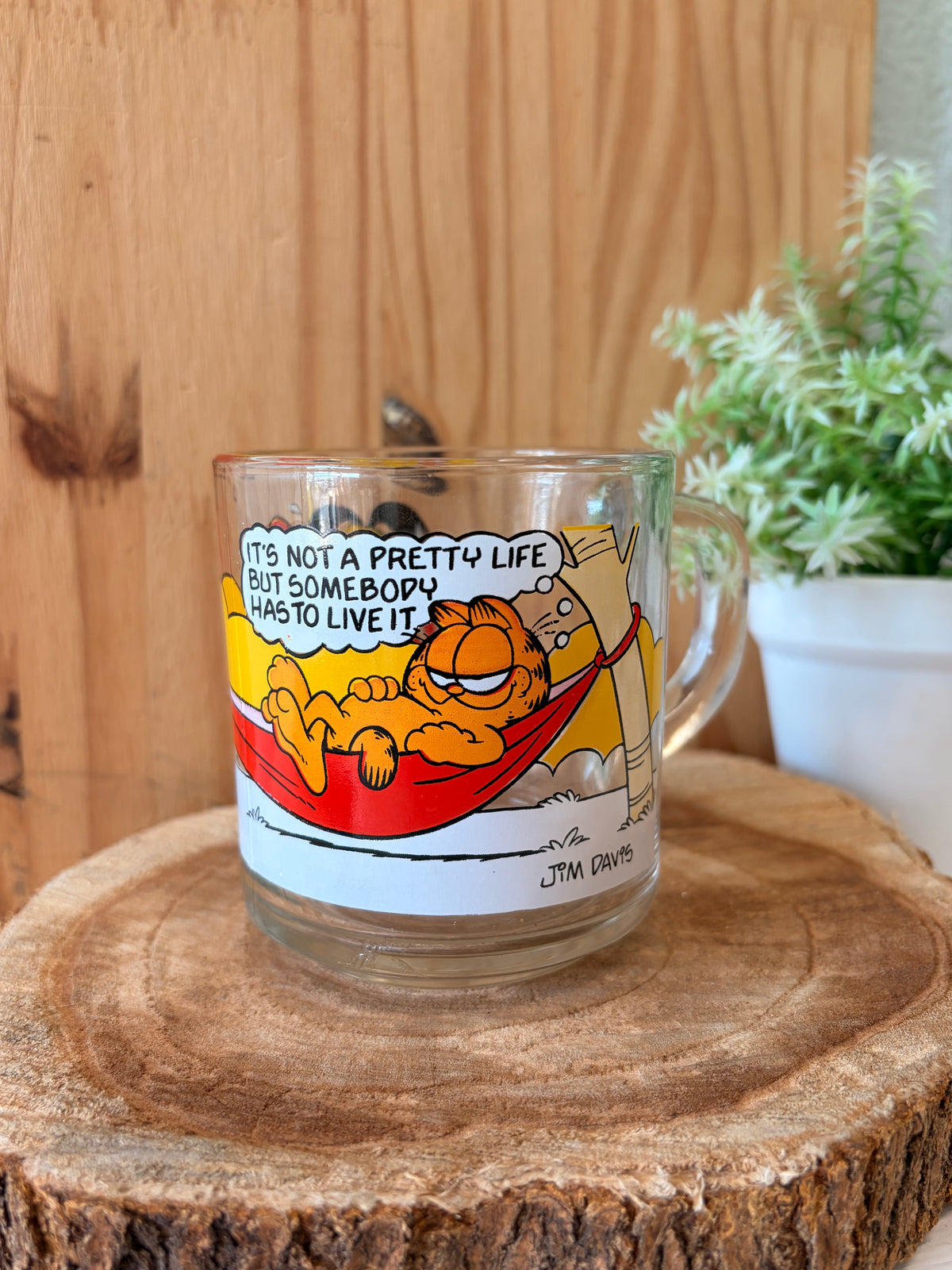 1978 Garfield Glass Mug (Local Pick Up Only)