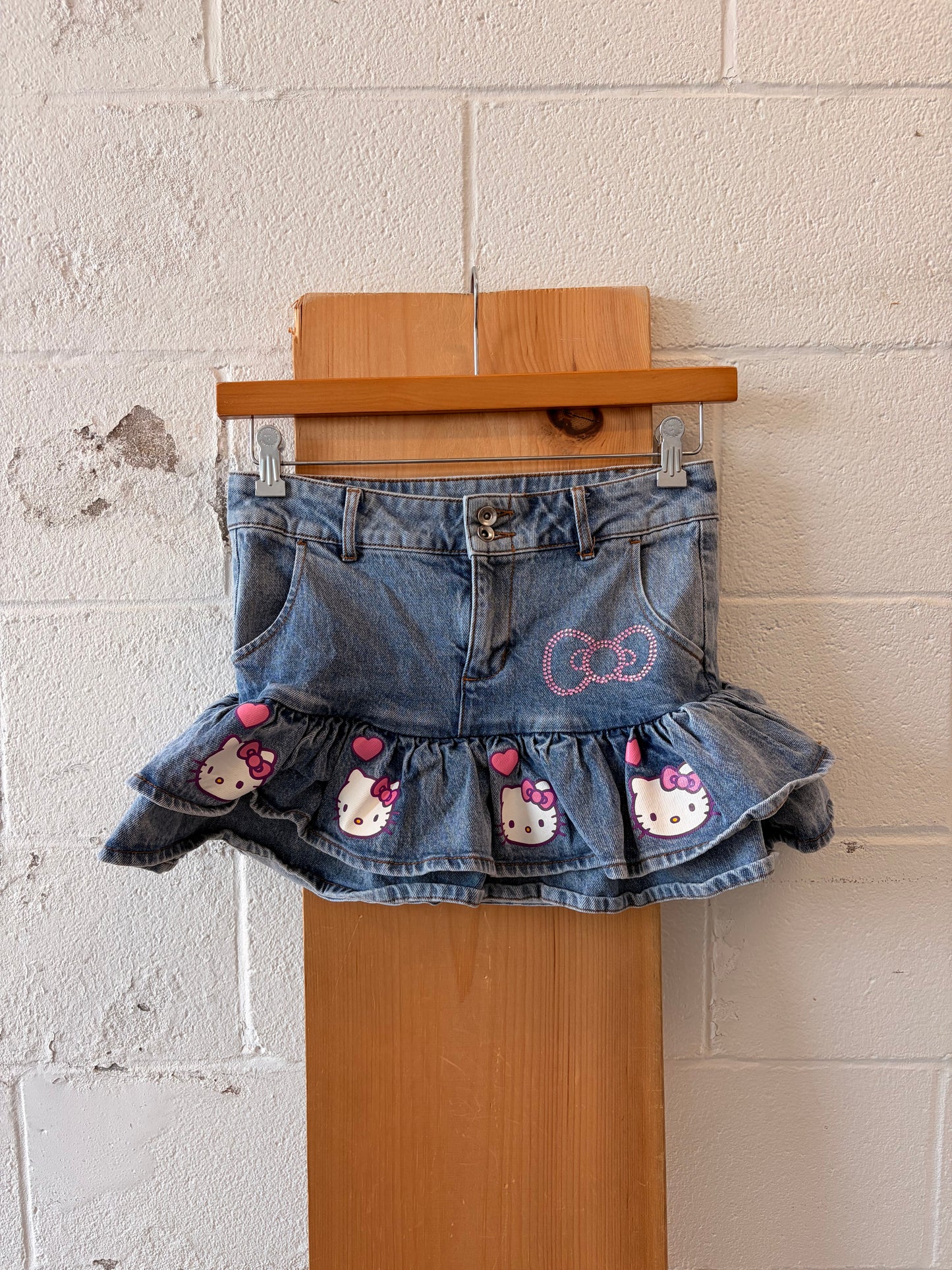 Hello Kitty Denim Skirt : S/M