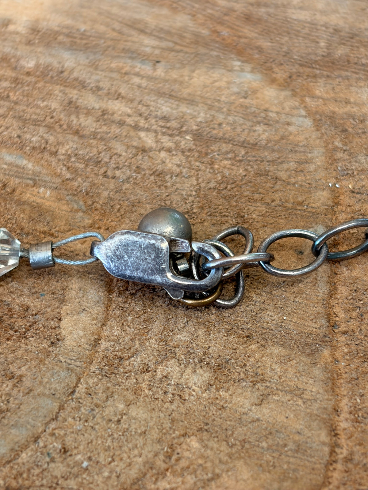 925 Sterling Cross Charm Necklace