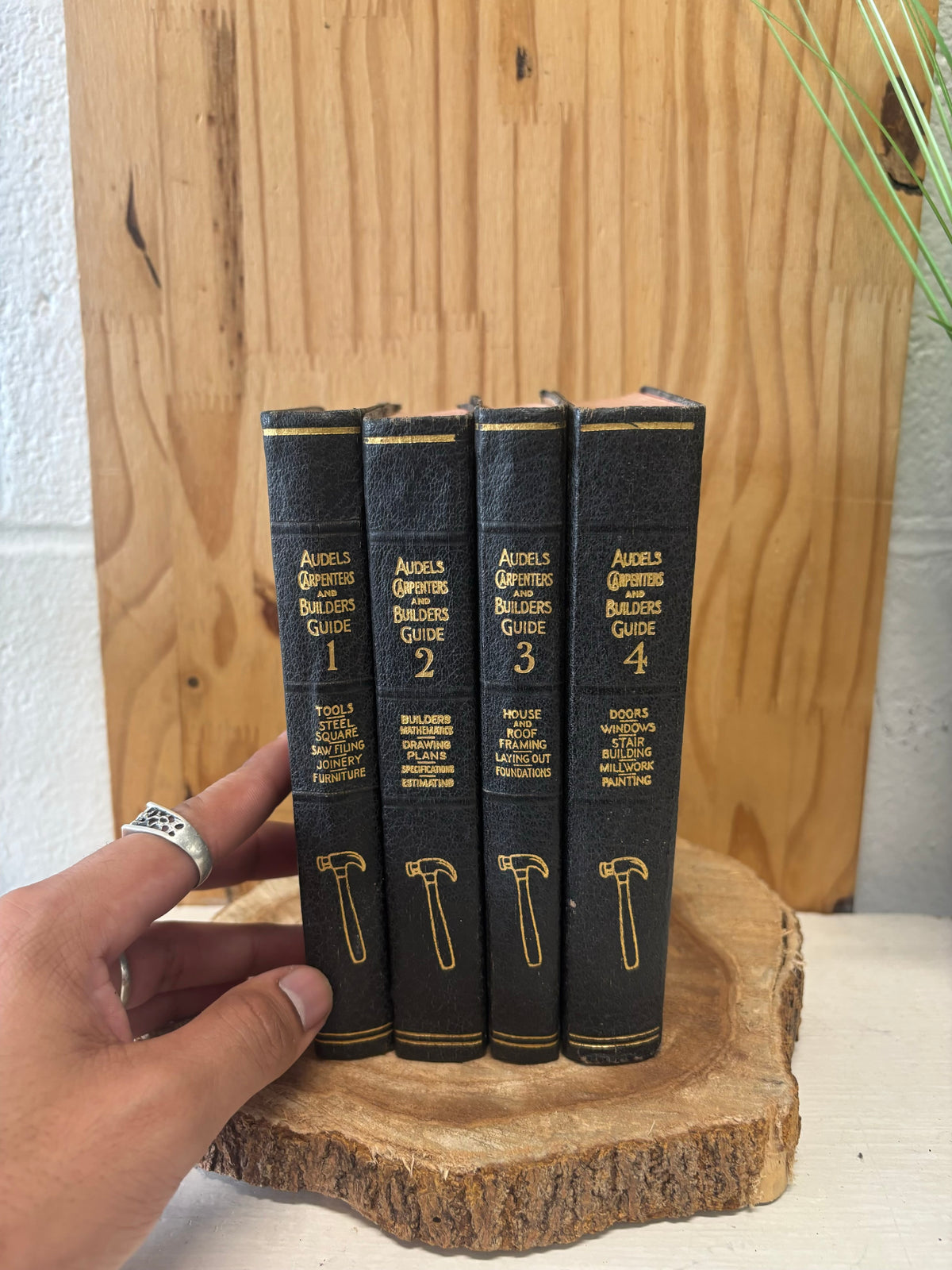 Vtg Audels Carpenters & Builders Vol. 1-4 (Local Pickup Only)