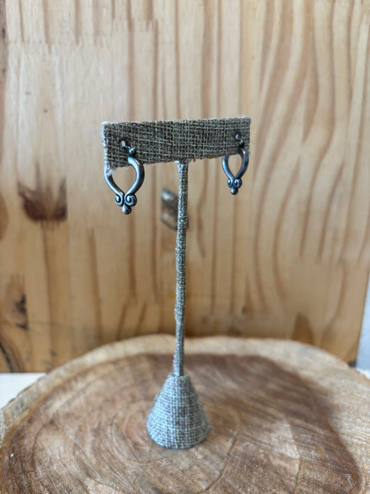 Vtg Sterling Silver Earrings
