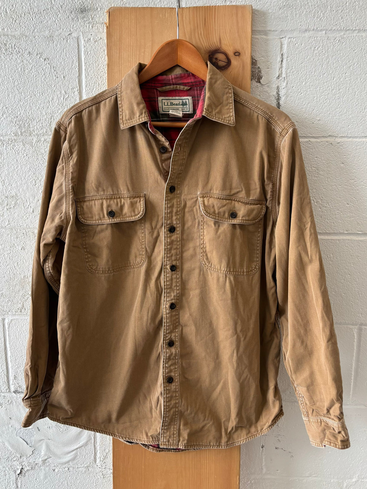 Vtg Flannel Lined L.L. Bean Jacket : M