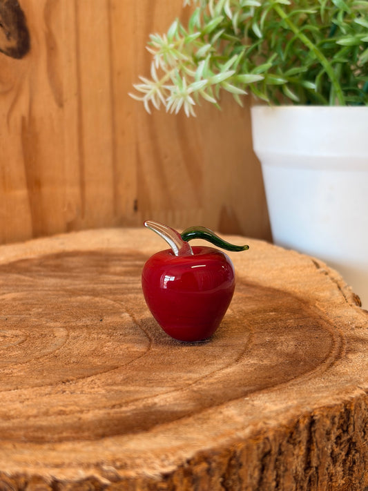 Tiny Glass Apple Trinket (Local Pick Up Only)