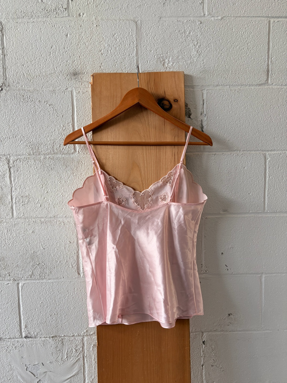 Pink Heart Detail Cami : M