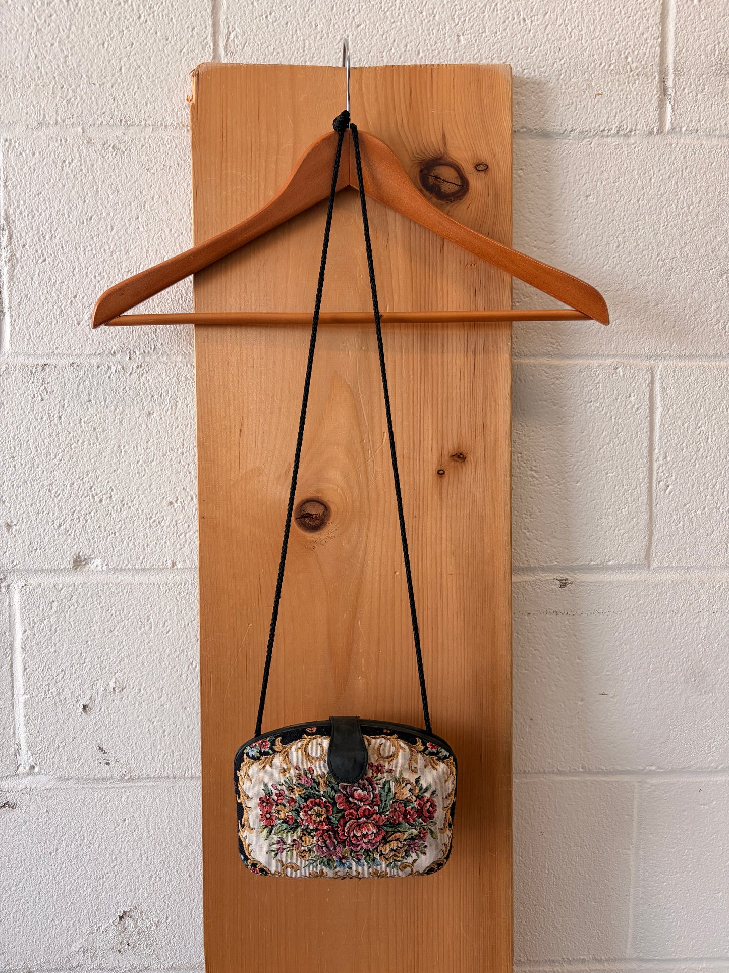 Vtg Tapestry Purse