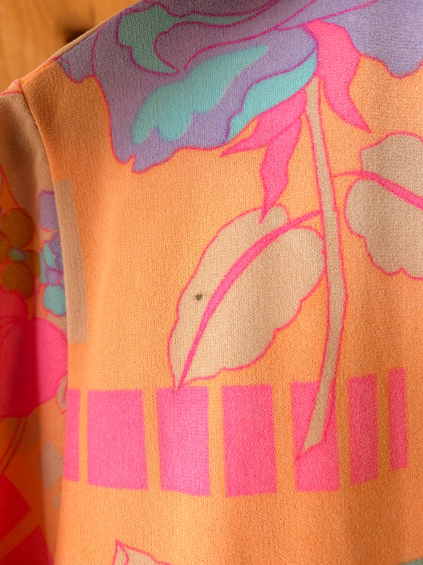 Vtg Colorful House Dress : M/L