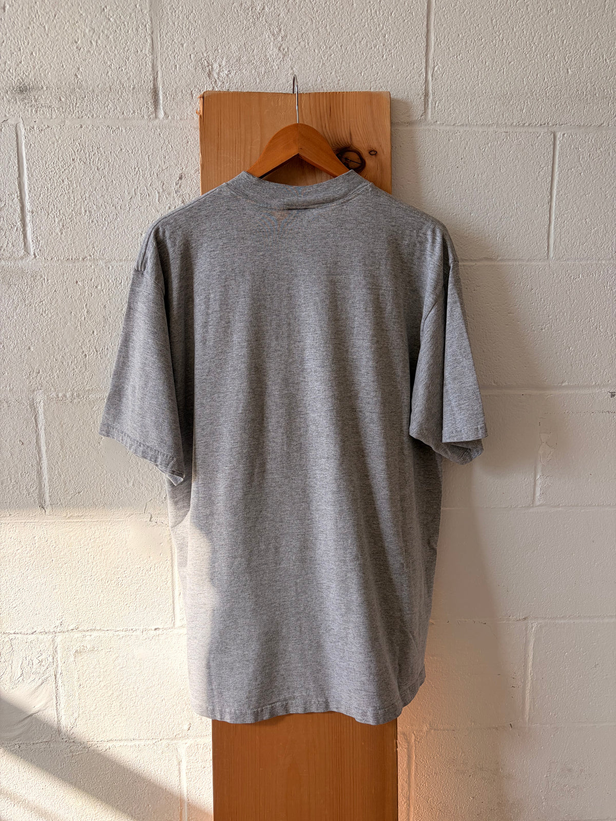90’s Gray Nike Mock Neck Tee : XL