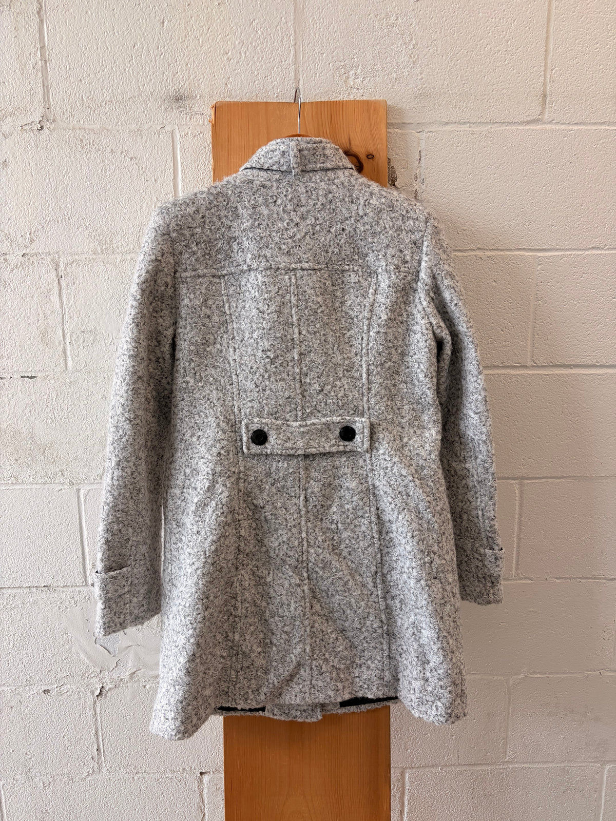 Below Zero Textured Gray Coat : M