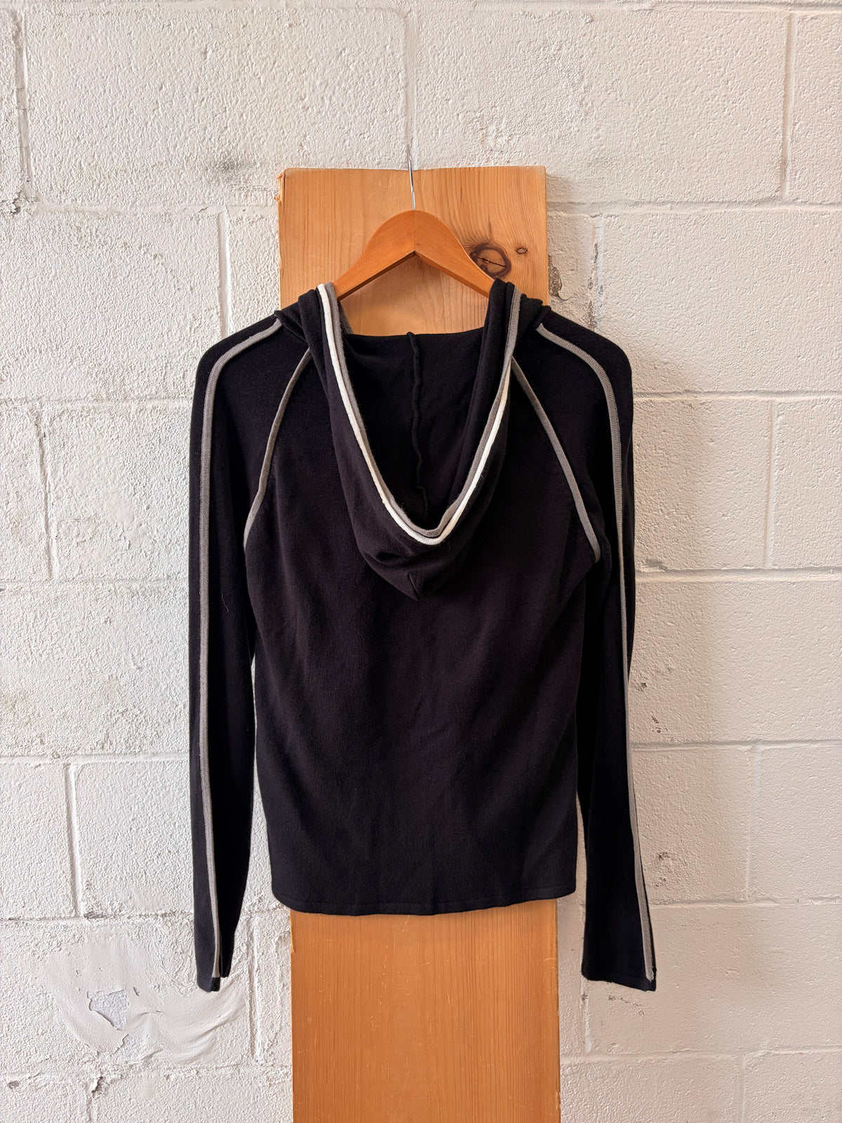 Striped Zip Up Hoodie : M/L