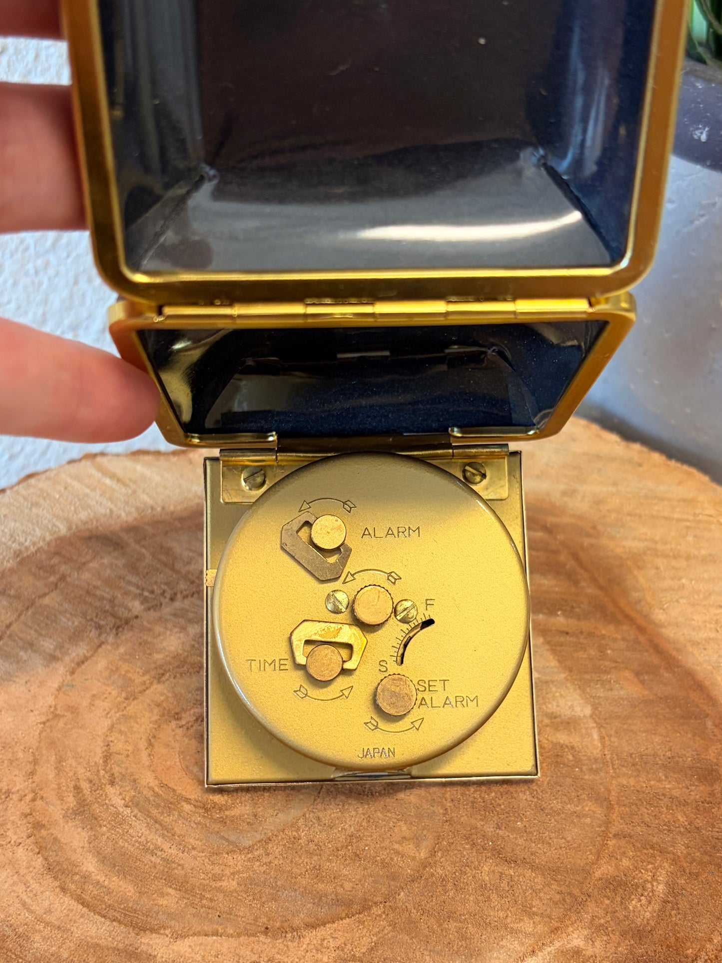 Vtg Elgin Travel Clock & Box (Local Pick Up Only - Untested)