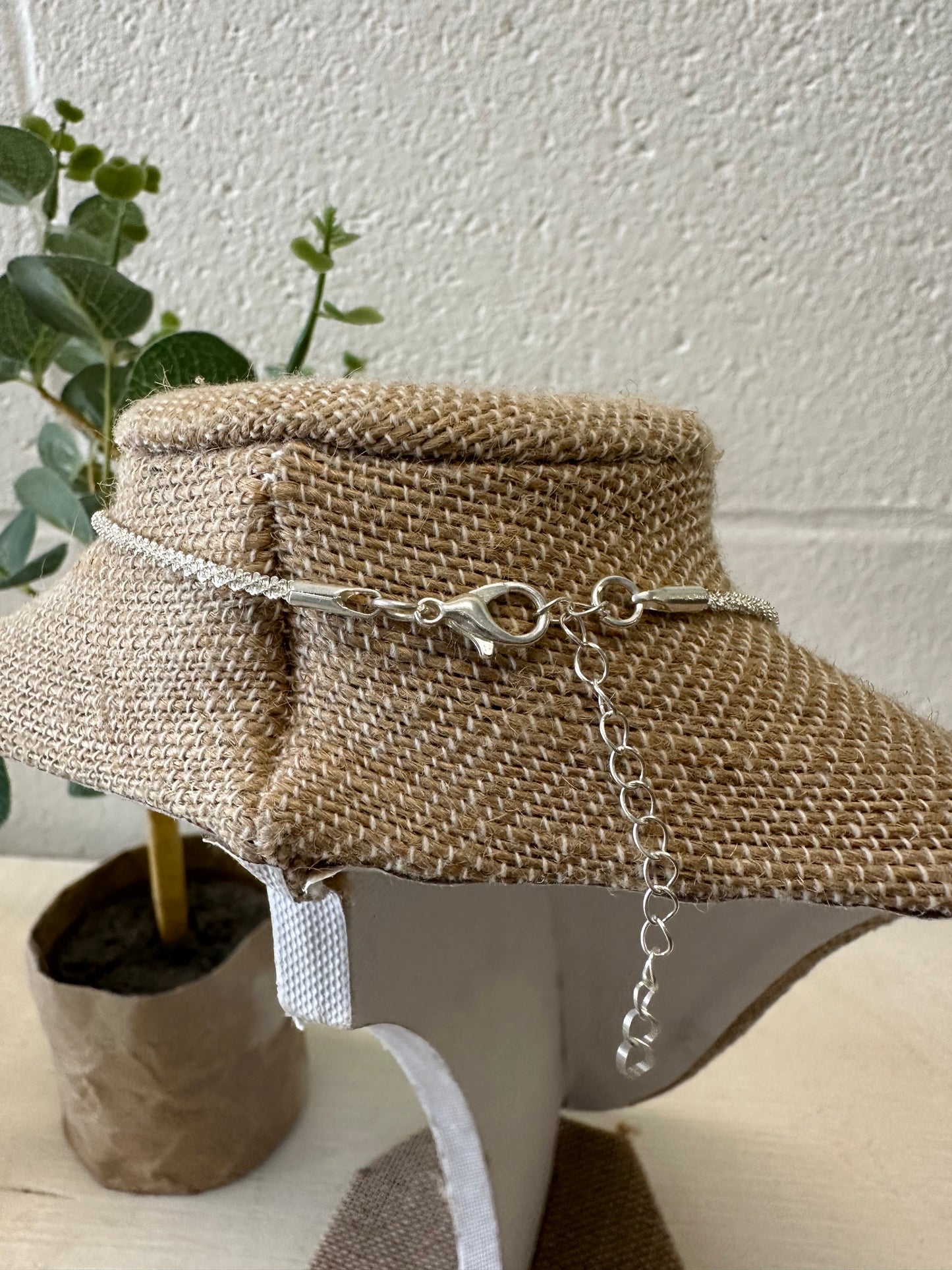 Etched Rose Pendant Necklace