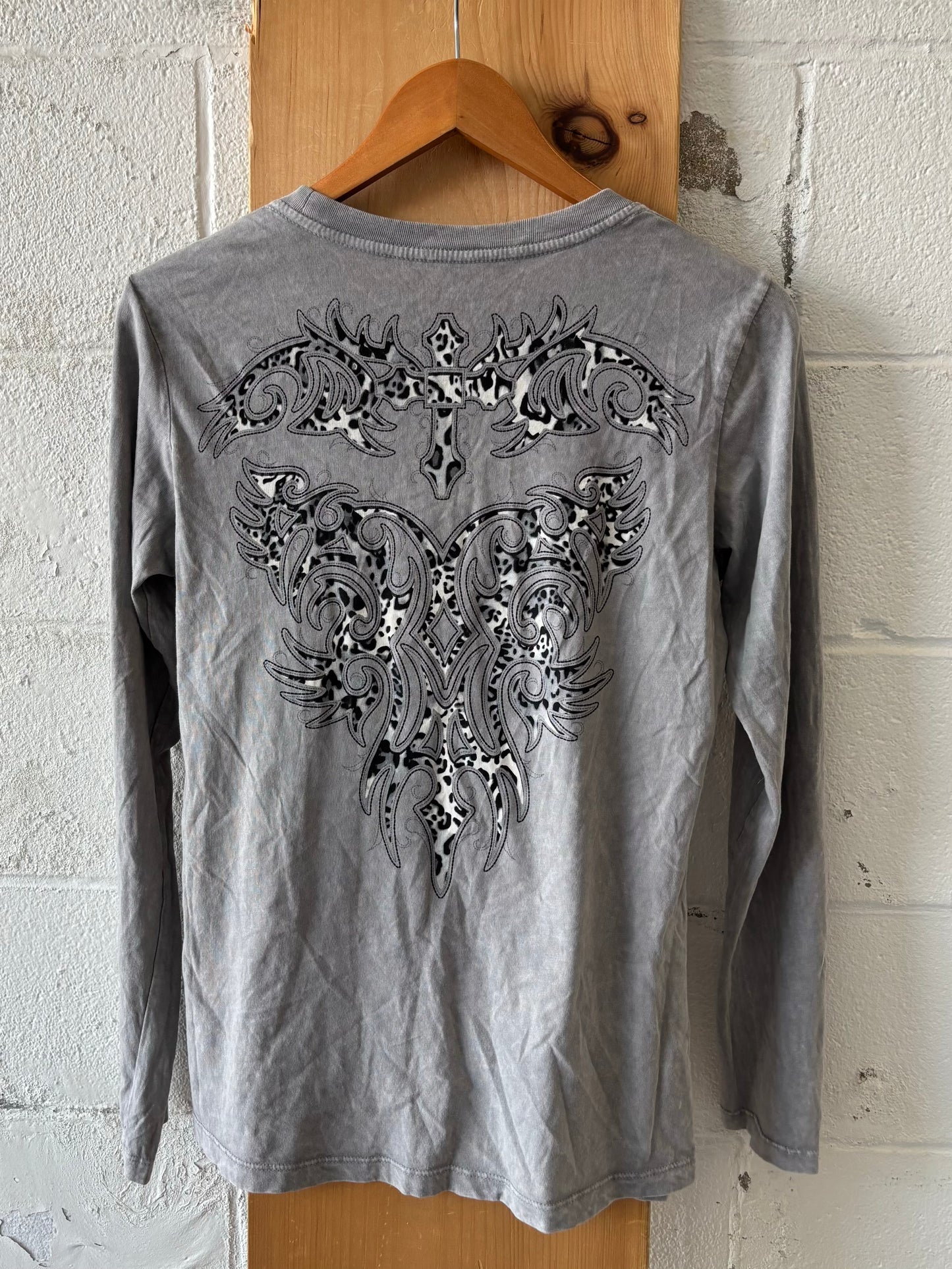 Long Sleeve Affliction Tee : L