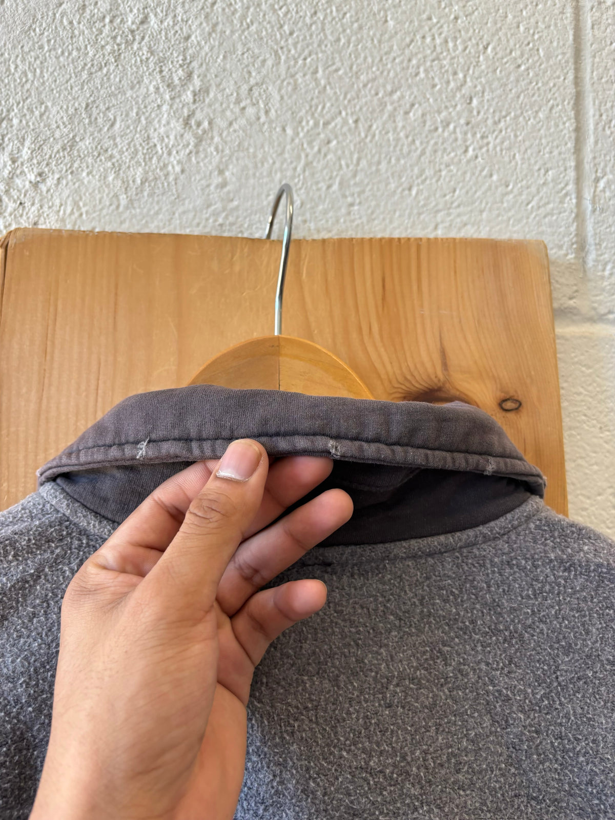 FP Gray Fleece Button Up Shacket : S (As Is)